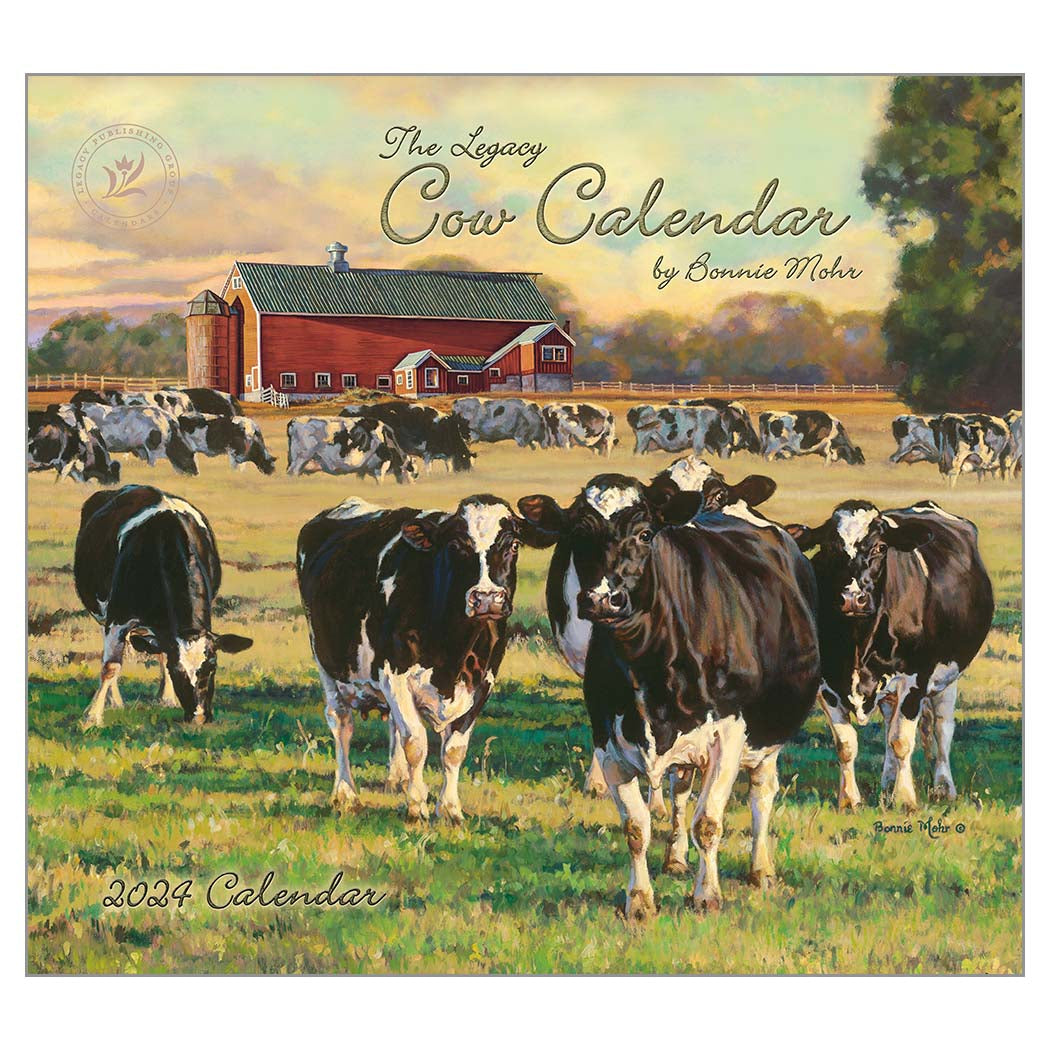 2024 Legacy Cow Calendar - Deluxe Wall Calendar