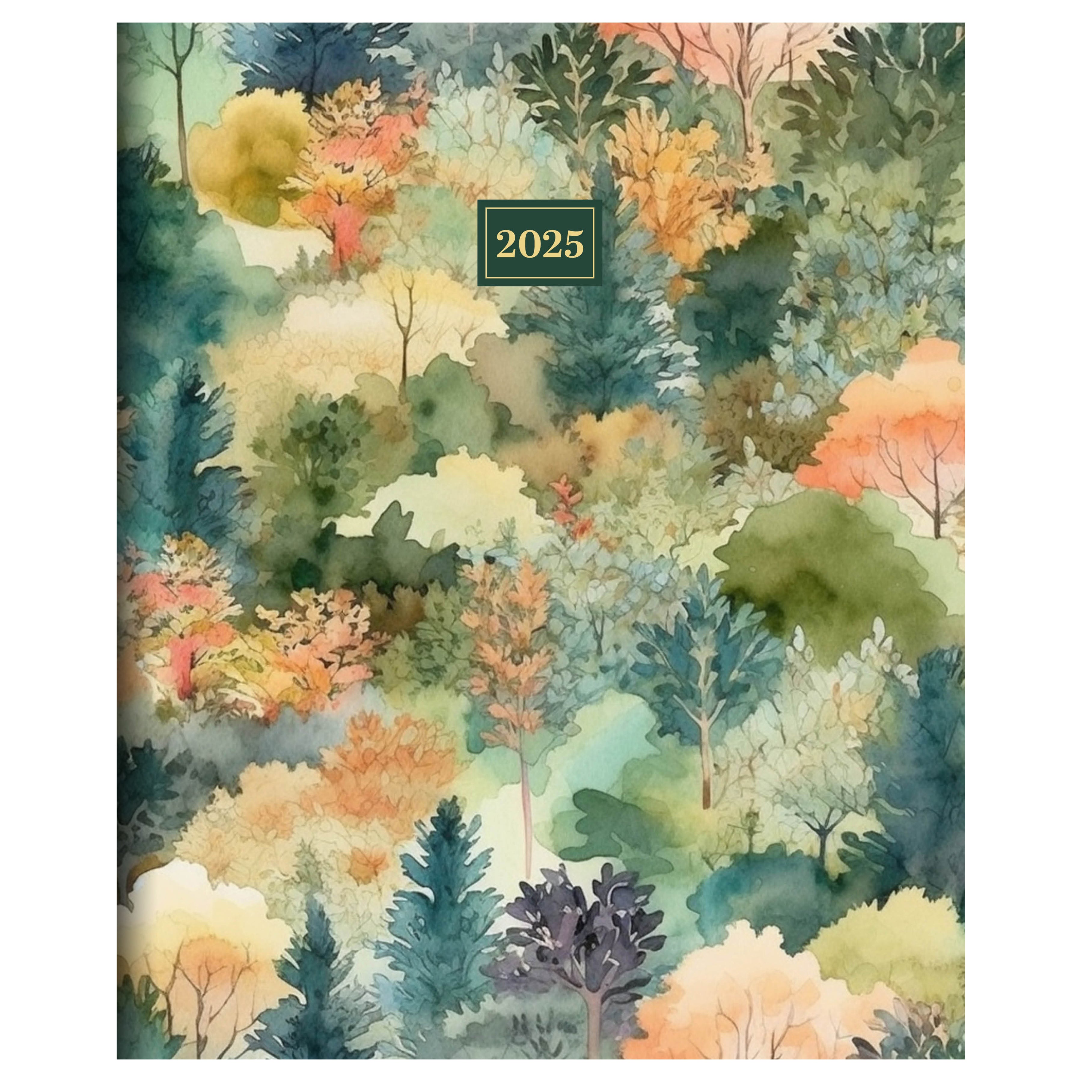 2025 Mural of Trees - Large Monthly Diary/Planner