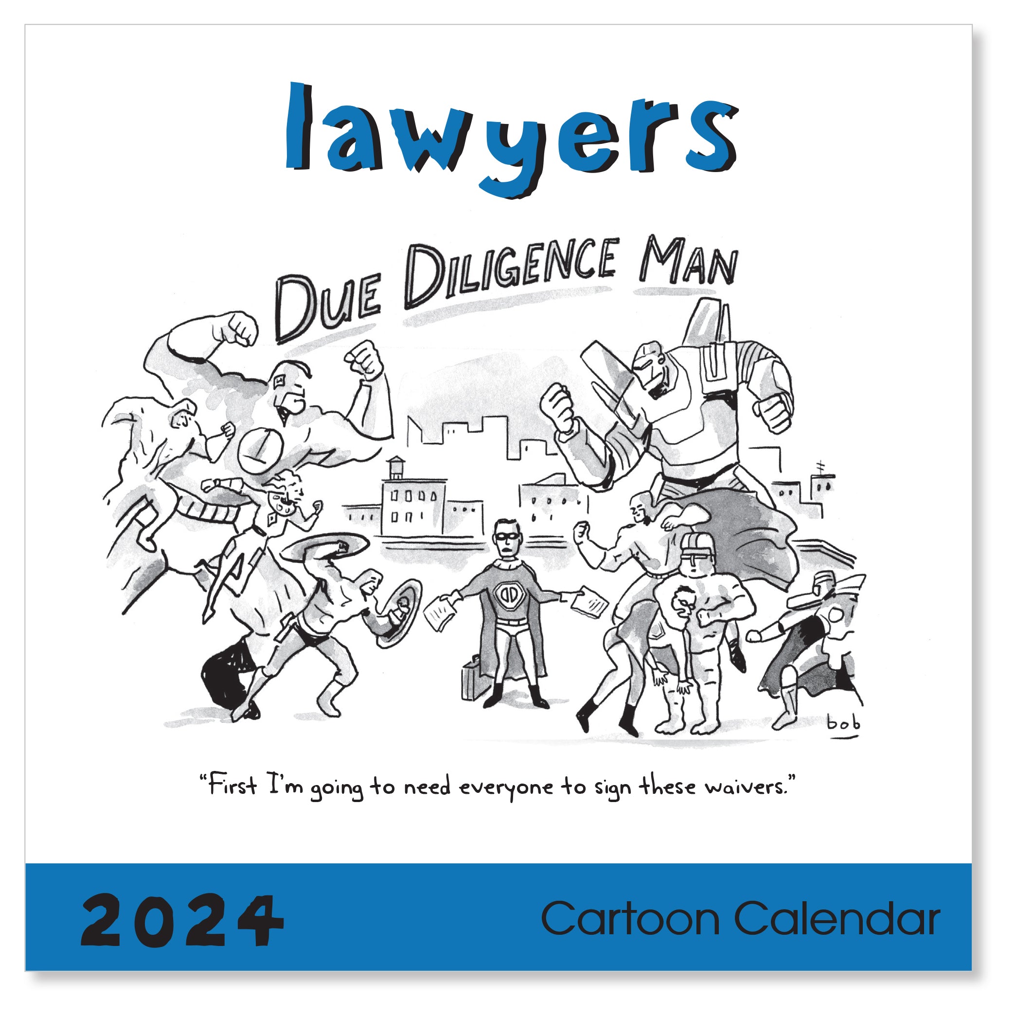 2024 Lawyers - Square Wall Calendar