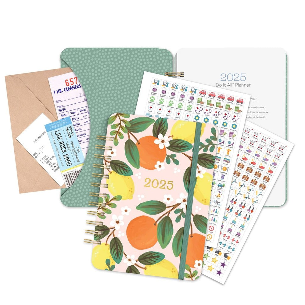 2025 Fruit & Flora - Do It All Weekly & Monthly Diary/Planner