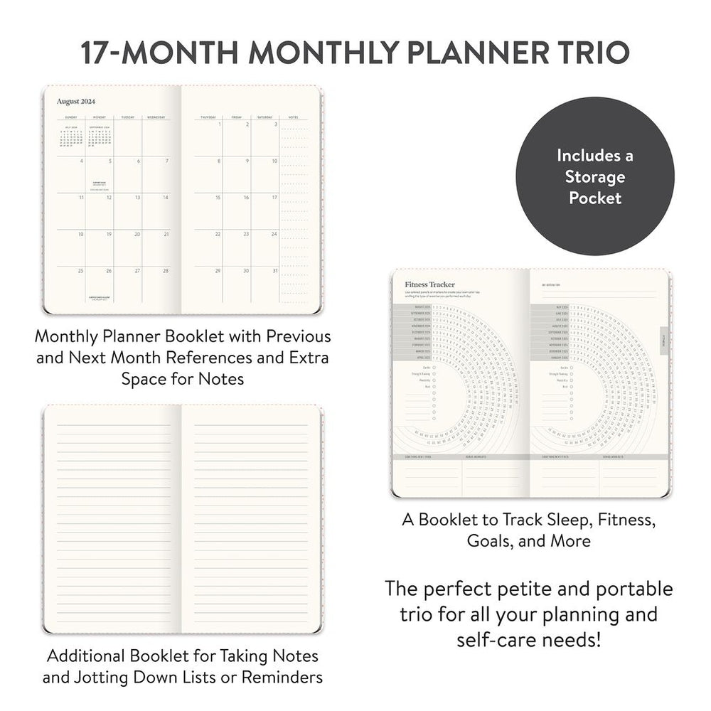 2025 Painter's Palette - Trio Monthly Diary/Planner