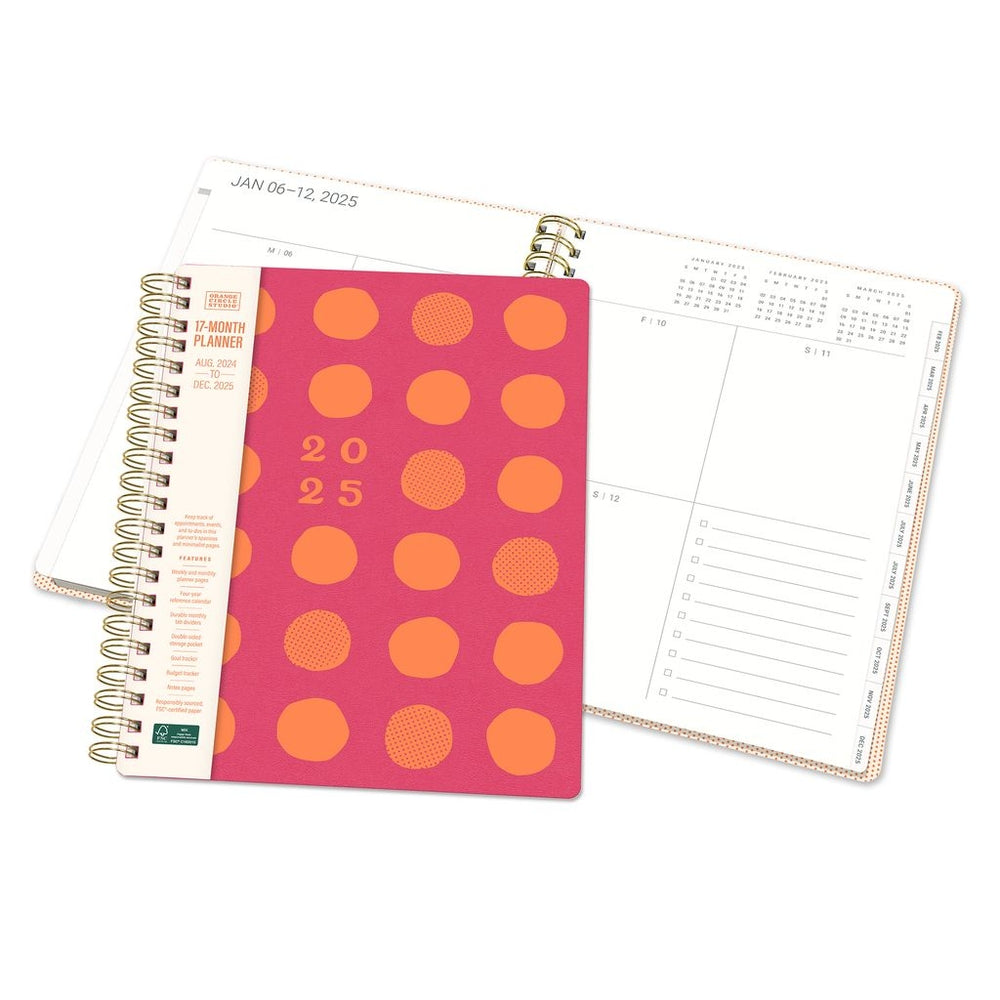 2025 Endless Summer - Baxter Weekly & Monthly Diary/Planner