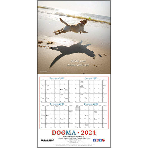 2024 Dogma A Dog's Guide to Life Square Wall Calendar