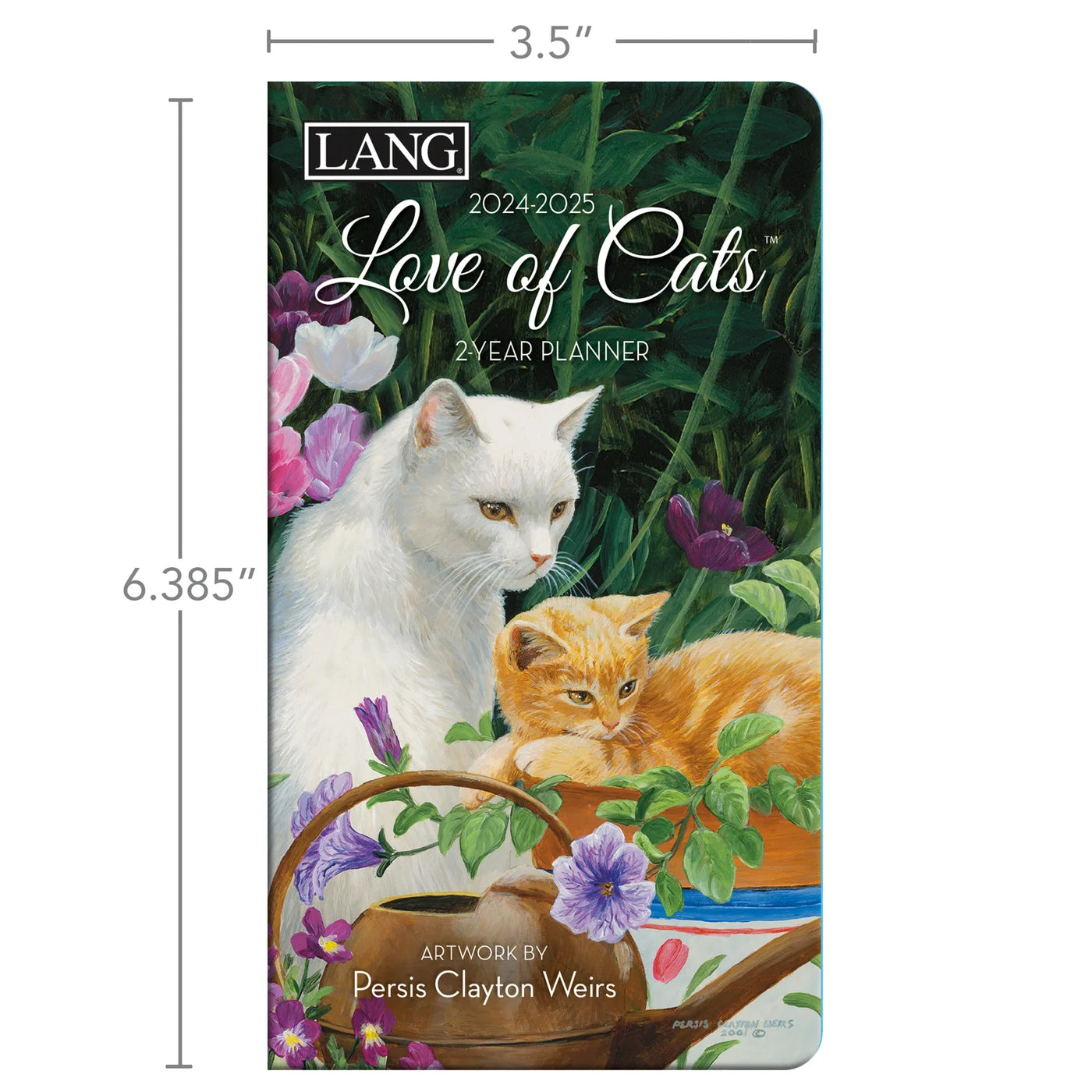 2024-2025 LANG Love Of Cats - 2 Year Pocket Diary/Planner