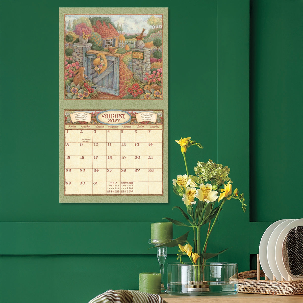 2027 Faithful Moments - Scripture - Deluxe Wall Calendar