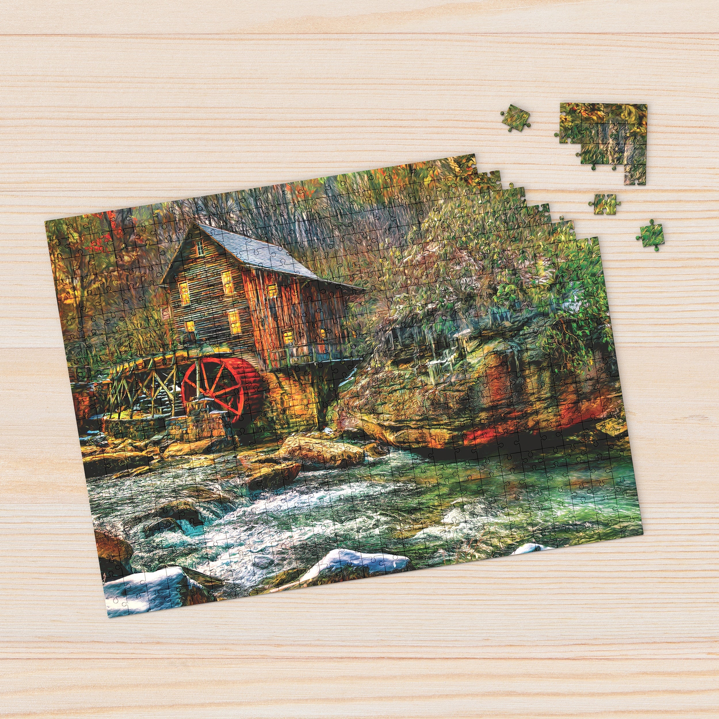 Old Mill 1000 Piece - Jigsaw Puzzle