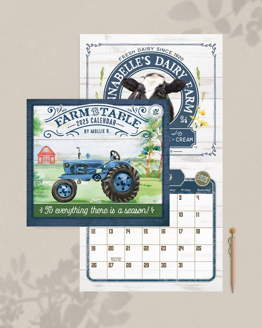 2025 Legacy Farm To Table - Deluxe Wall Calendar