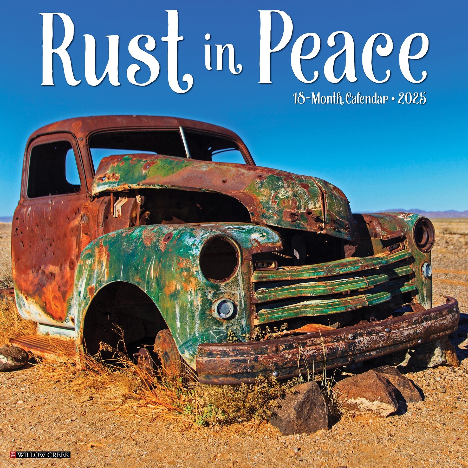 2025 Rust in Peace - Square Wall Calendar (US Only)