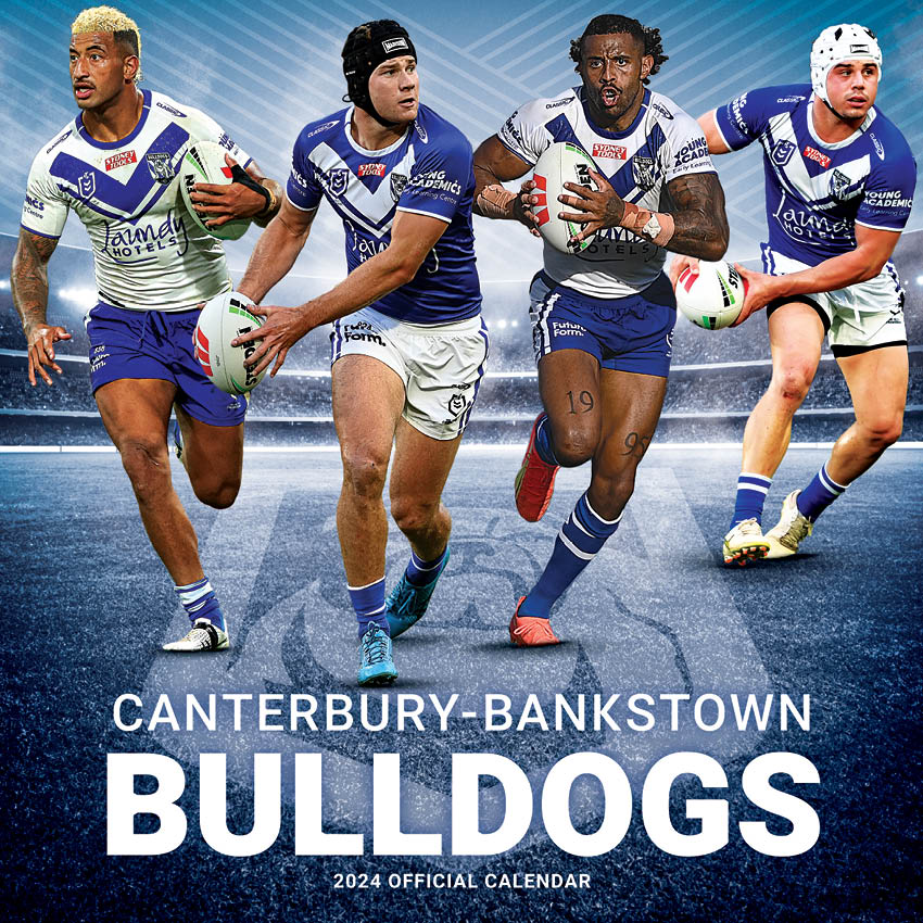 2024 NRL Canterbury- Bankstown Bulldogs - Square Wall Calendar