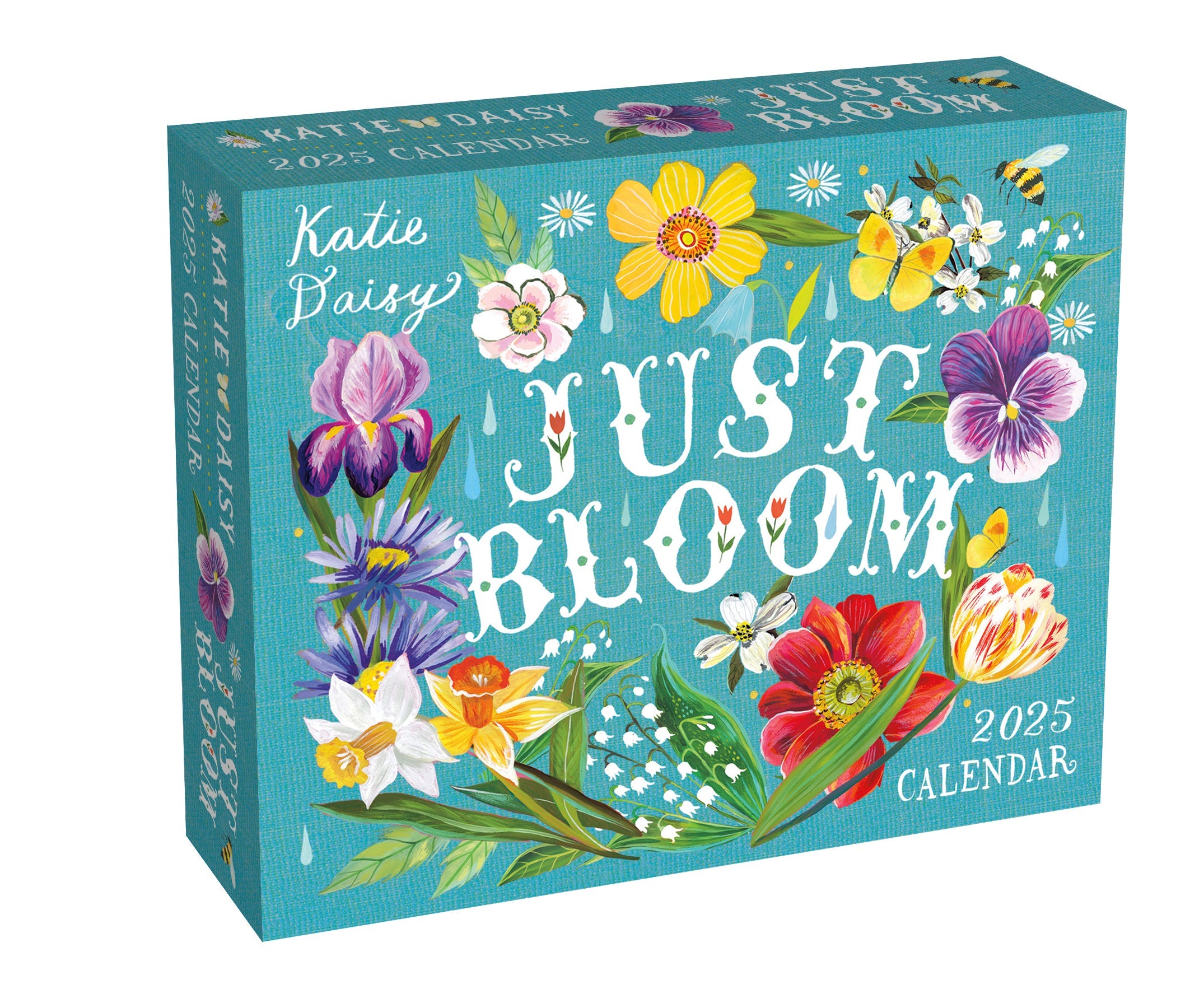 2025 Katie Daisy: Just Bloom - Daily Boxed Page-A-Day Calendar