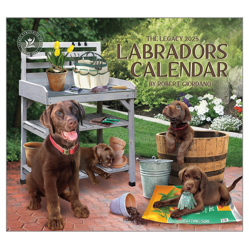 2025 Legacy Labradors - Deluxe Wall Calendar