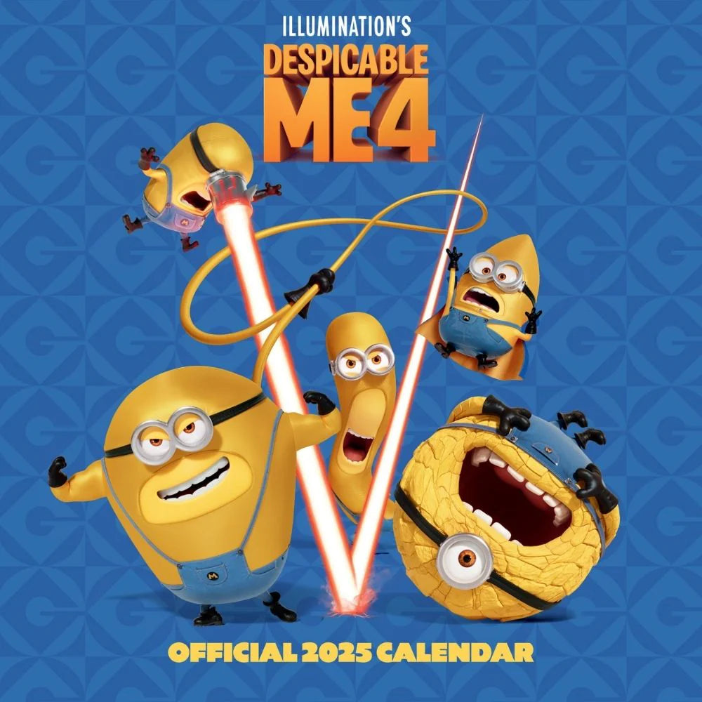 2025 Despicable Me 4 Movie - Square Wall Calendar