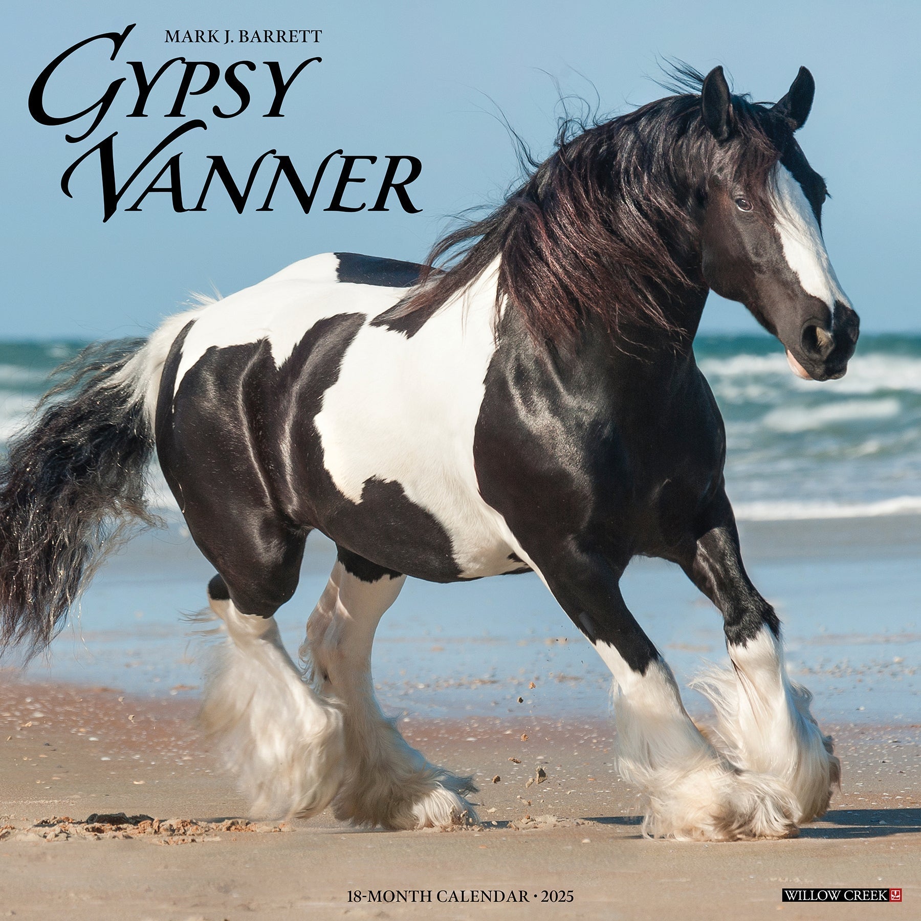 2025 Gypsy Vanner Horse - Square Wall Calendar (US Only)