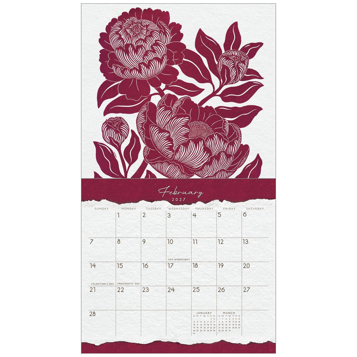 2027 Grace - Deluxe Wall Calendar by Grace Gillespie