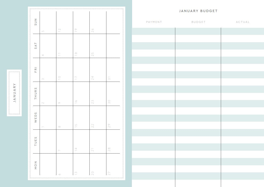 2025 Guards Ditsy - Monthly & Weekly Diary/Planner