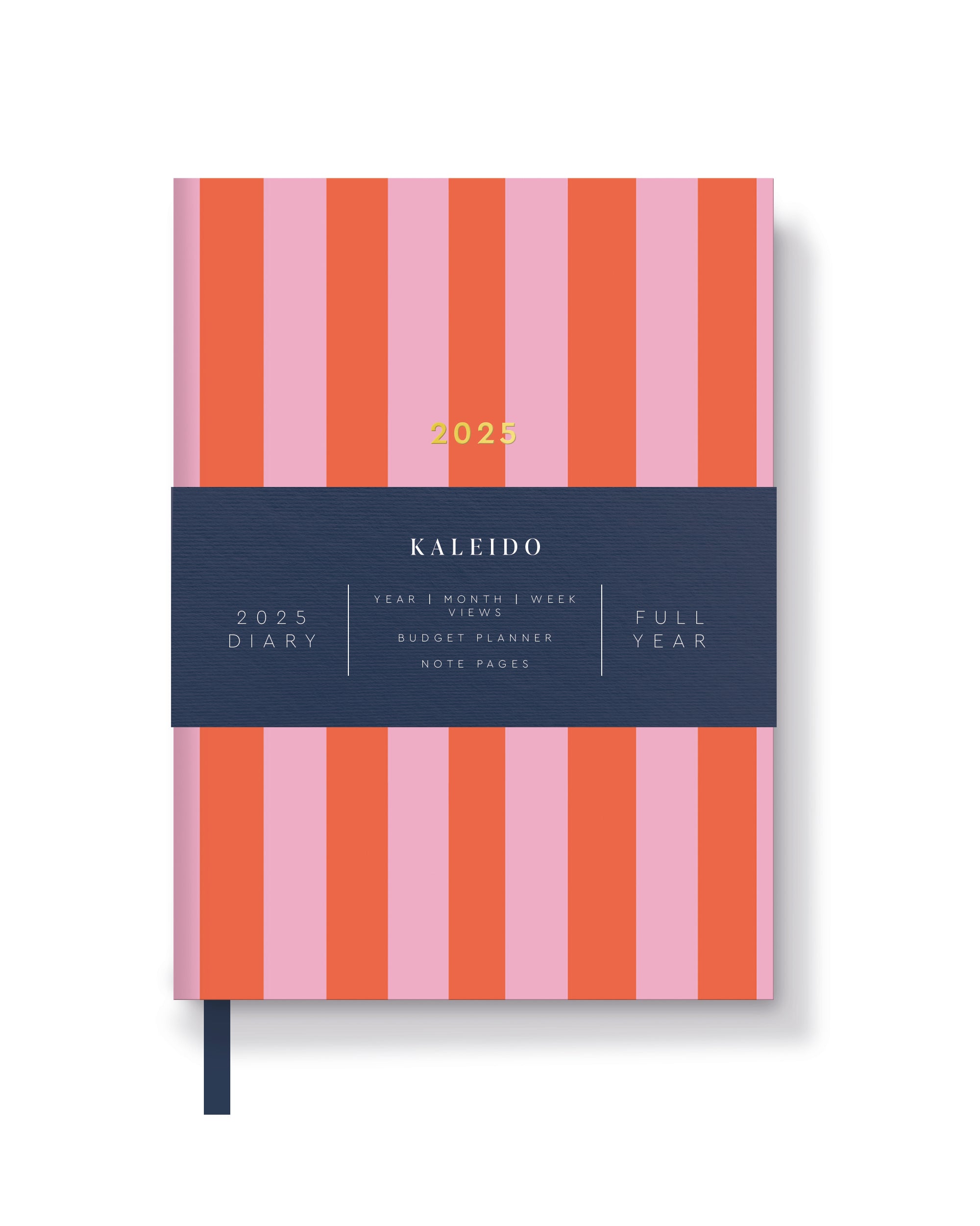 2025 Candy Stripe - Monthly & Weekly Diary/Planner