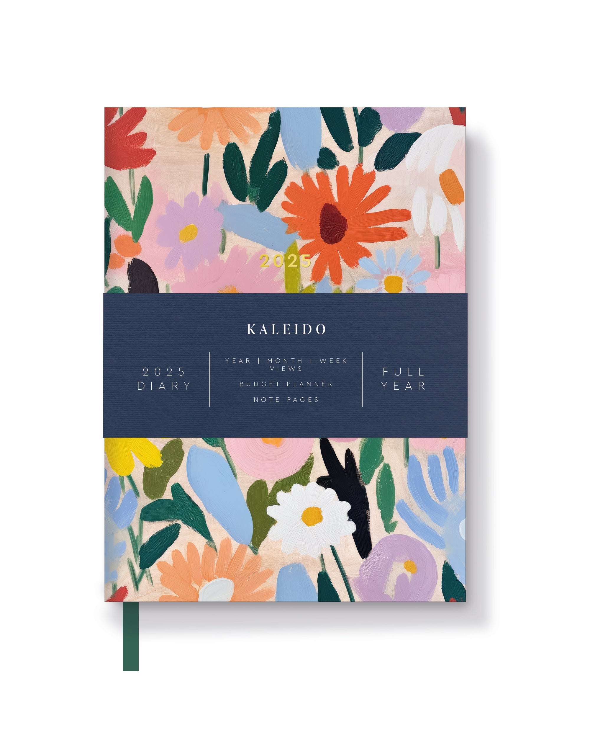 2025 Gouache Floral - Monthly & Weekly Diary/Planner