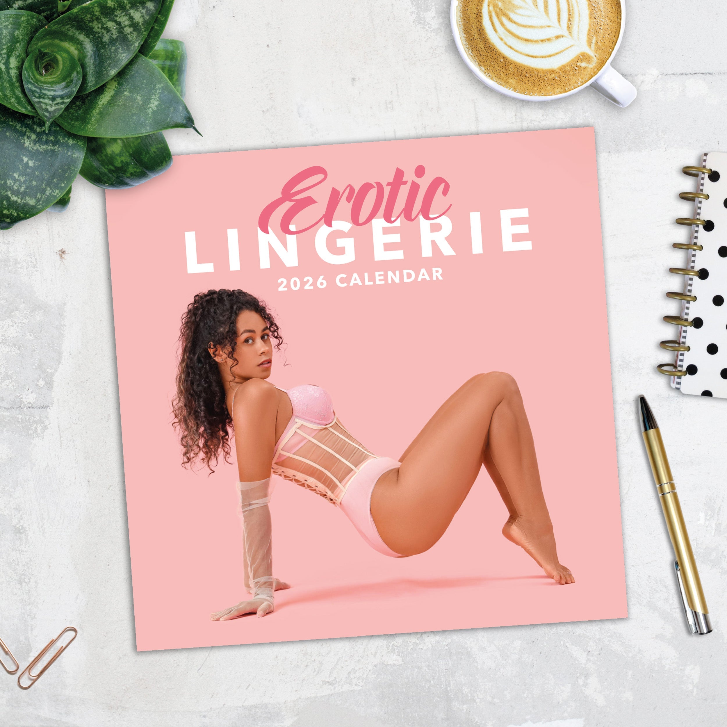 2026 Erotic Lingerie - Square Wall Calendar