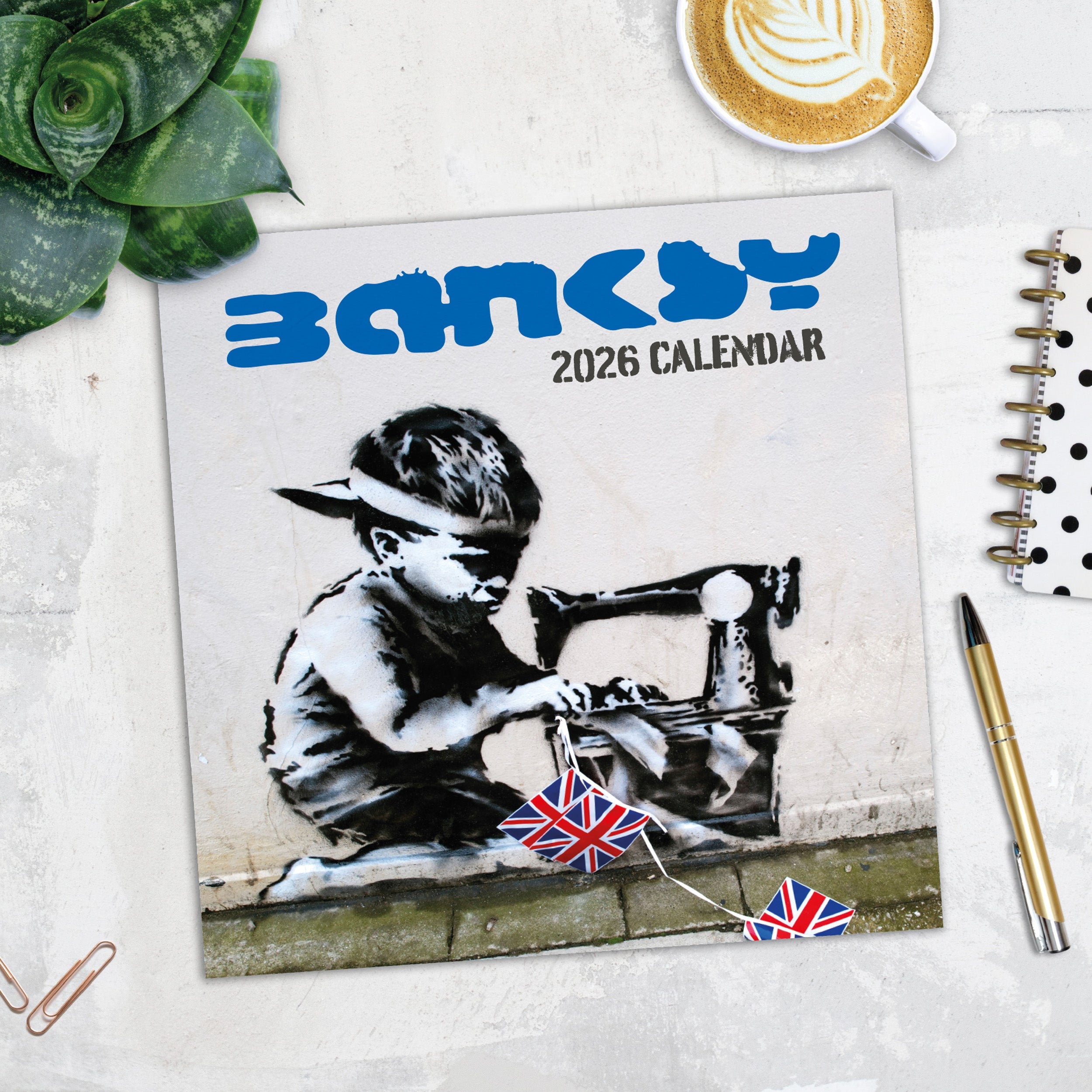 2026 Banksy - Square Wall Calendar