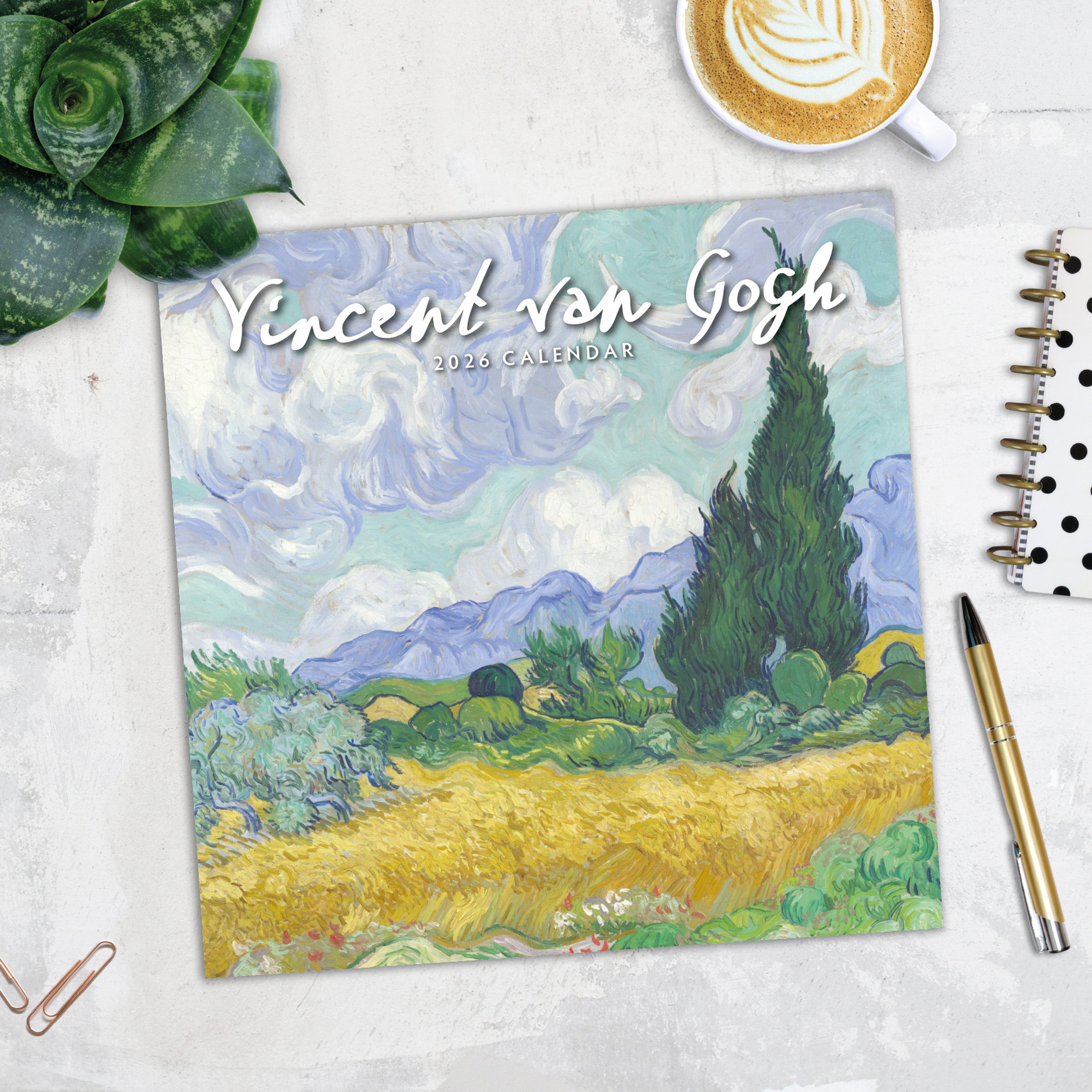 2026 Van Gogh - Square Wall Calendar