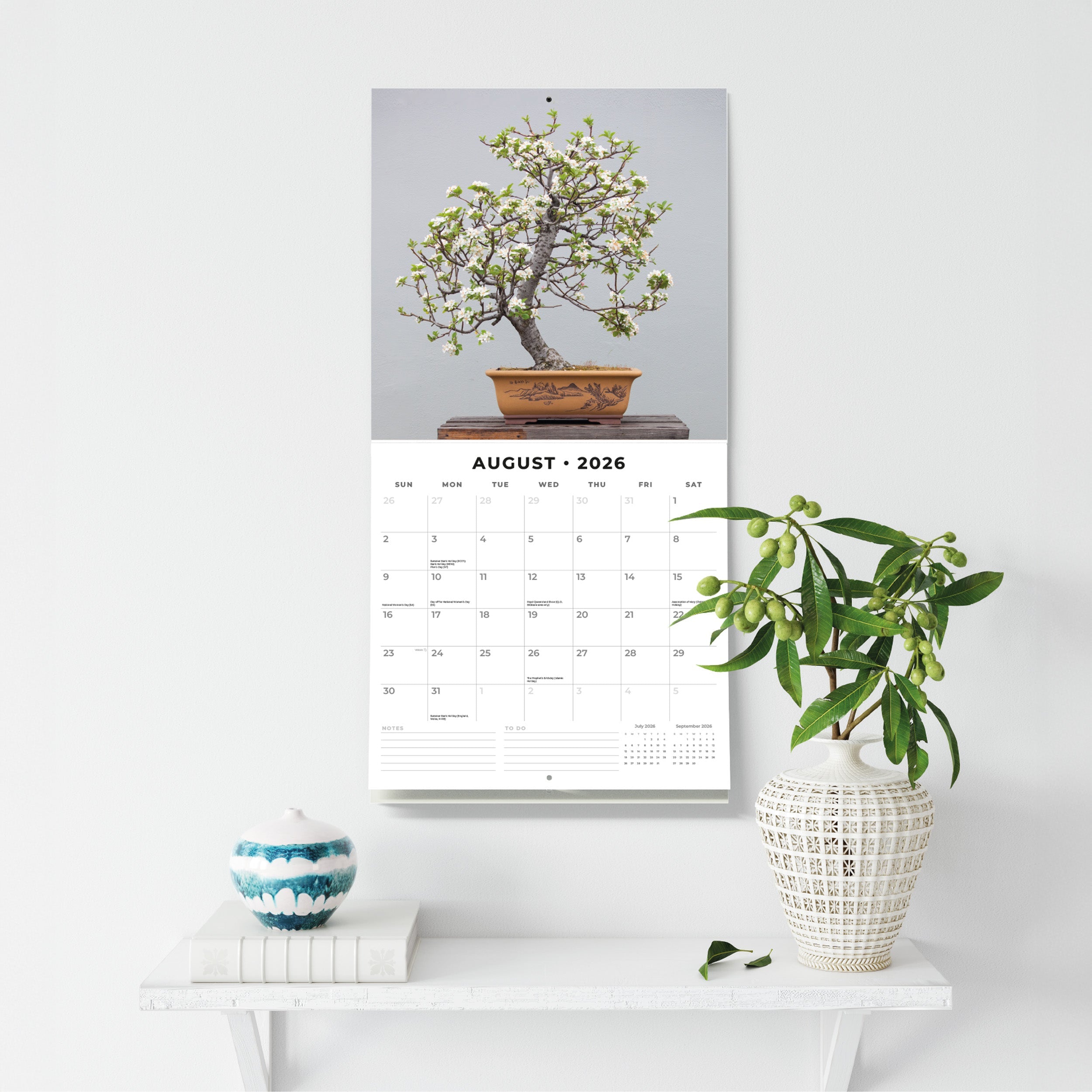 2026 Bonsai - Square Wall Calendar