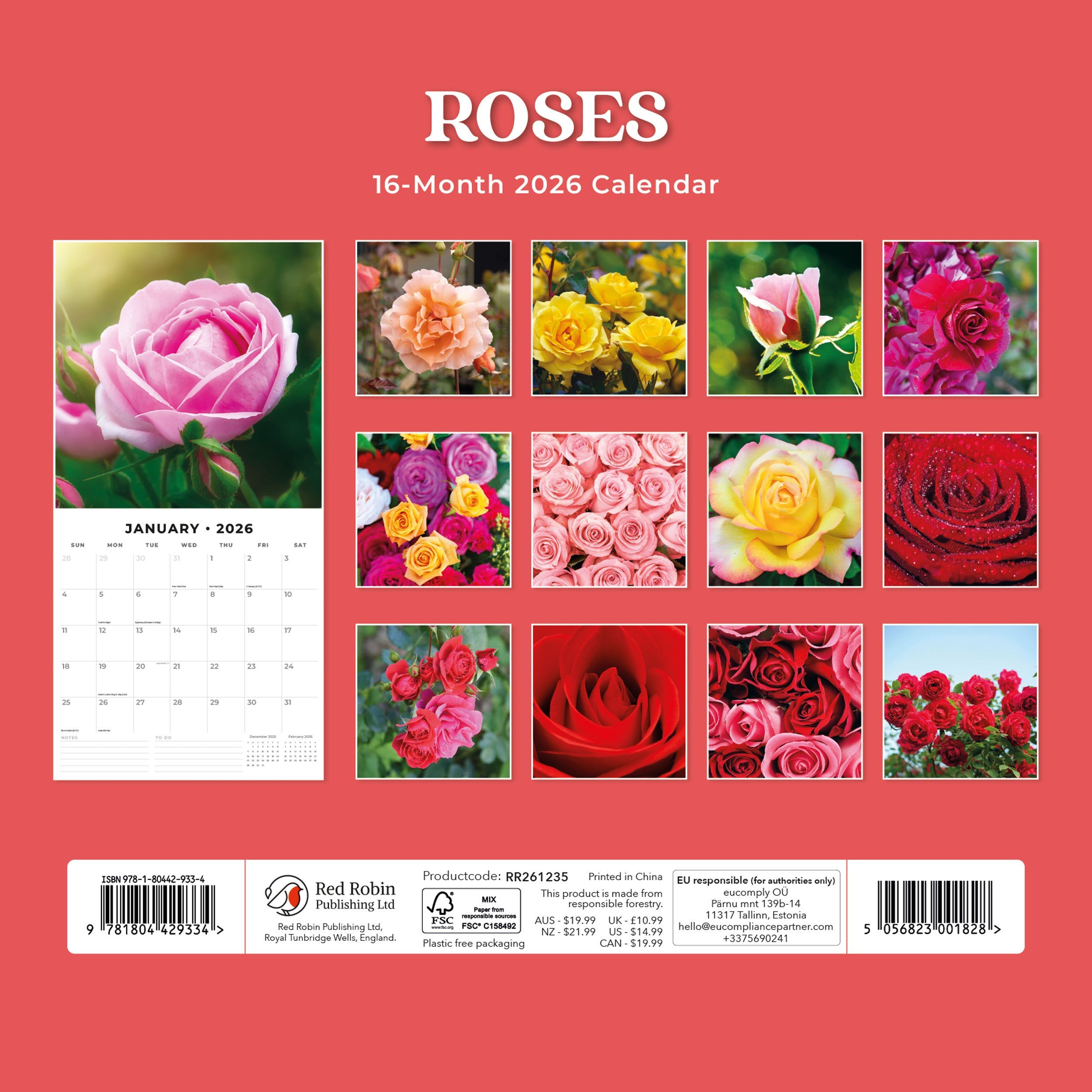 X 1990年 Rose & Blood Calendar X JAPAN 1990年オフィシャル・カレンダー X Rose & Blood 表紙入れて7