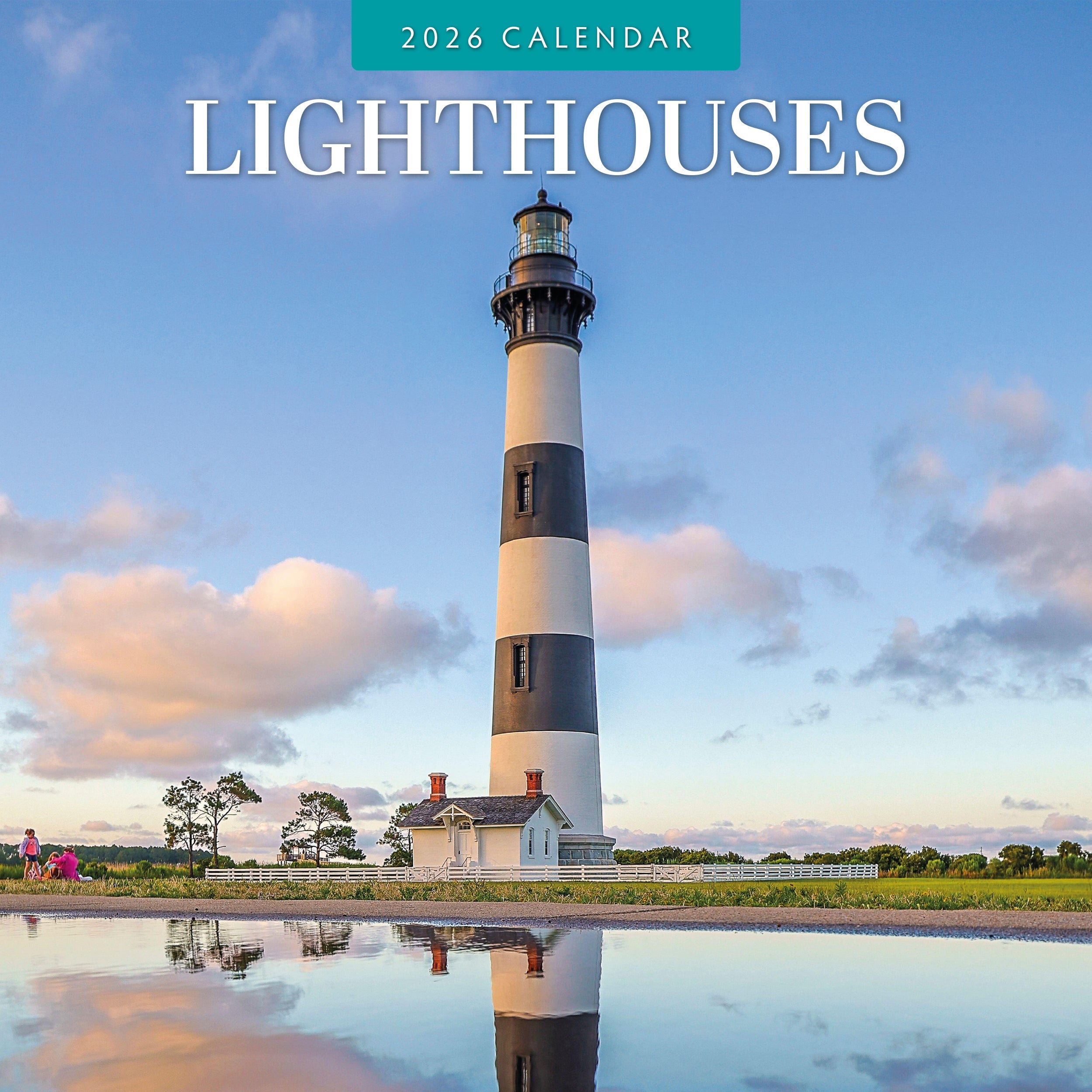 2026 Lighthouses - Square Wall Calendar