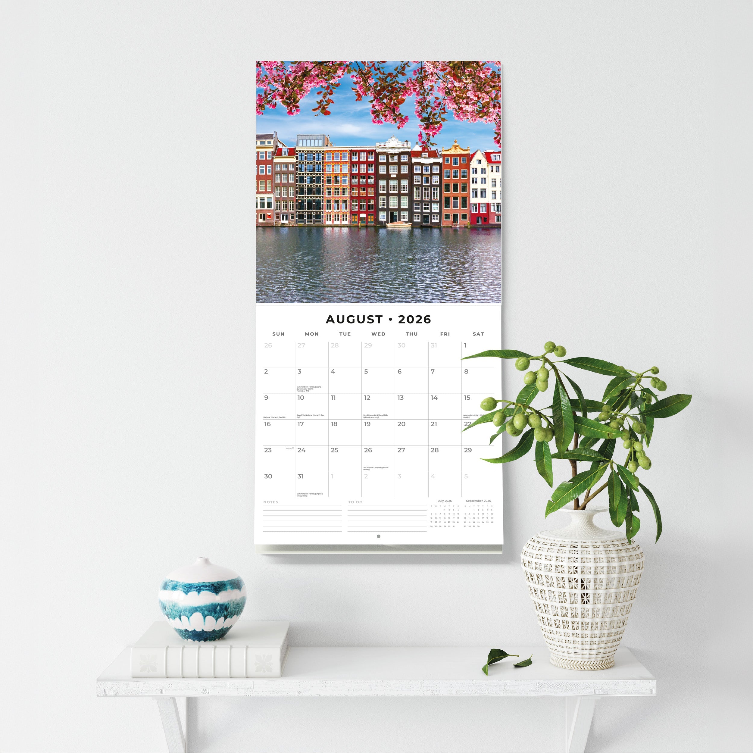 2026 Amsterdam - Square Wall Calendar