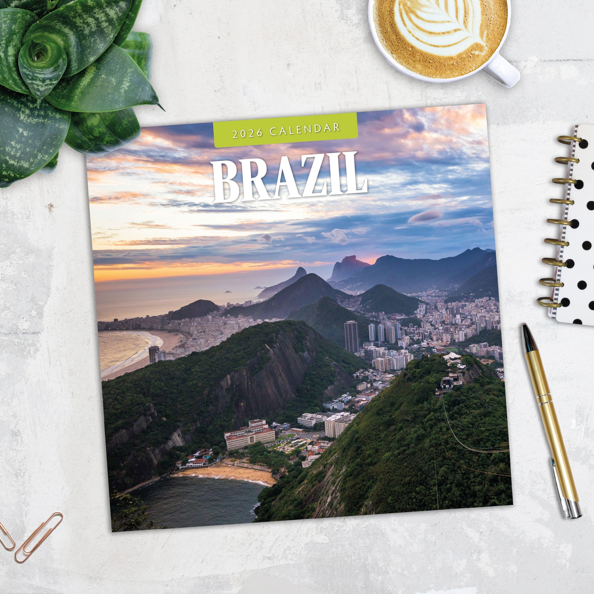 2026 Brazil - Square Wall Calendar