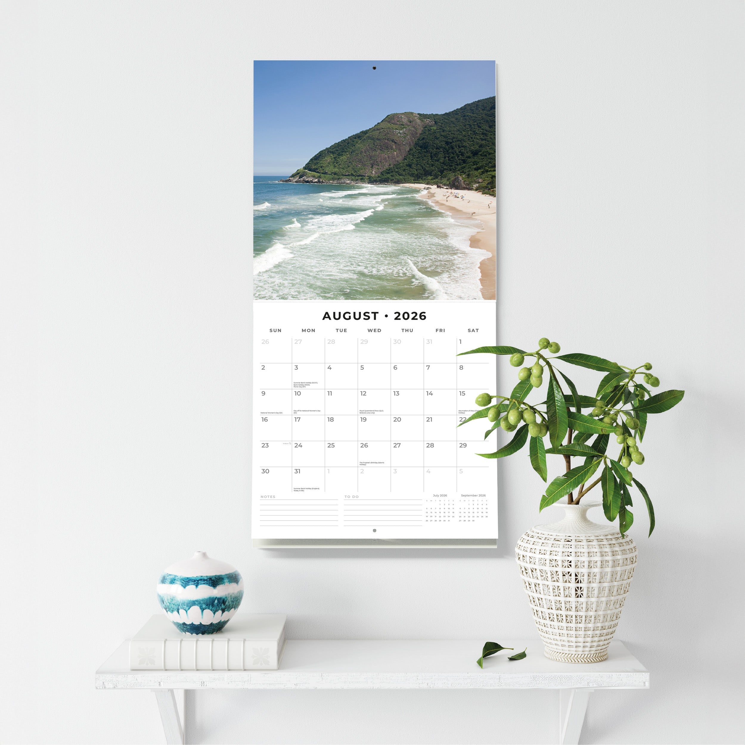 2026 Brazil - Square Wall Calendar