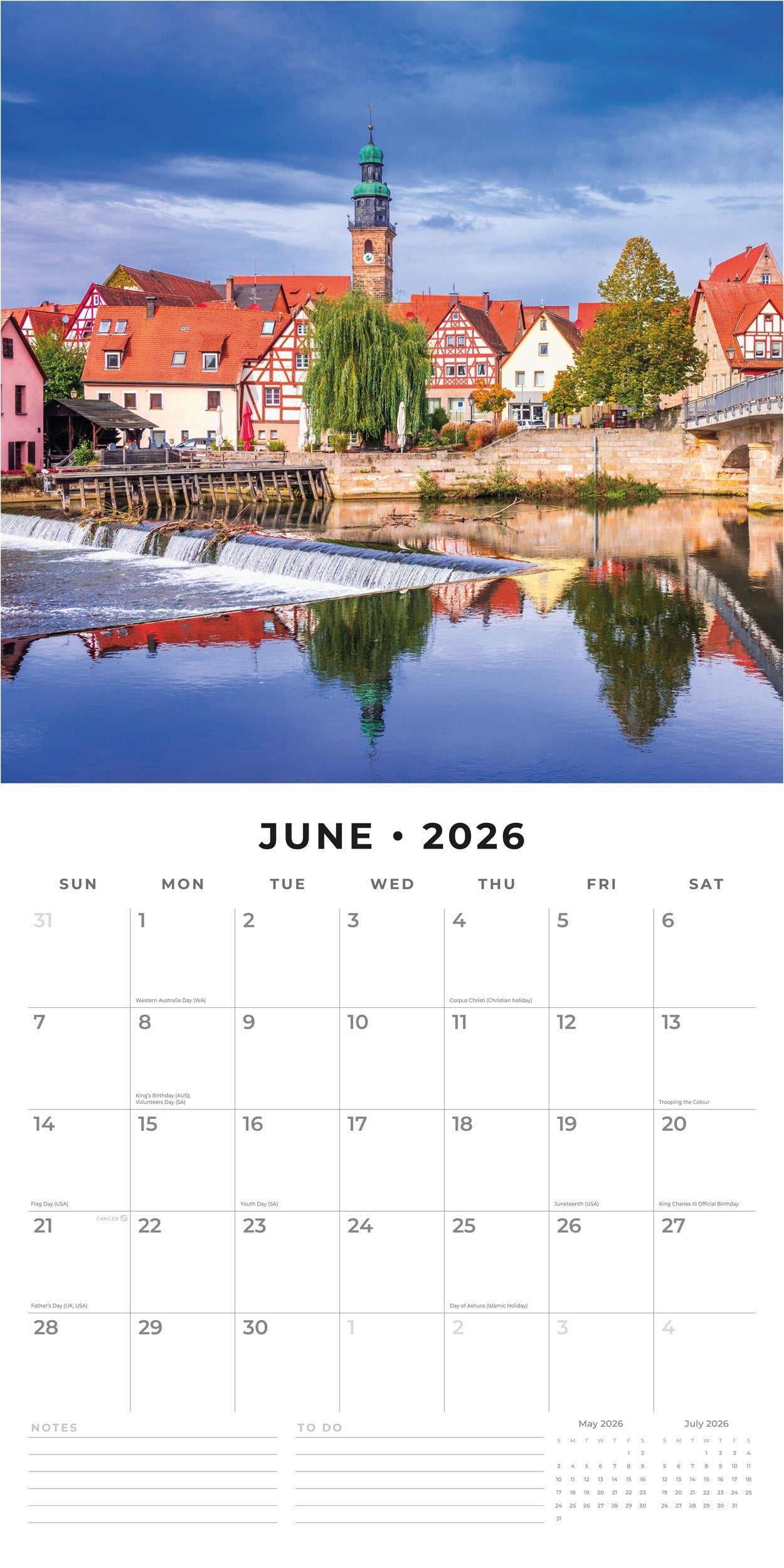 2026 Germany - Square Wall Calendar