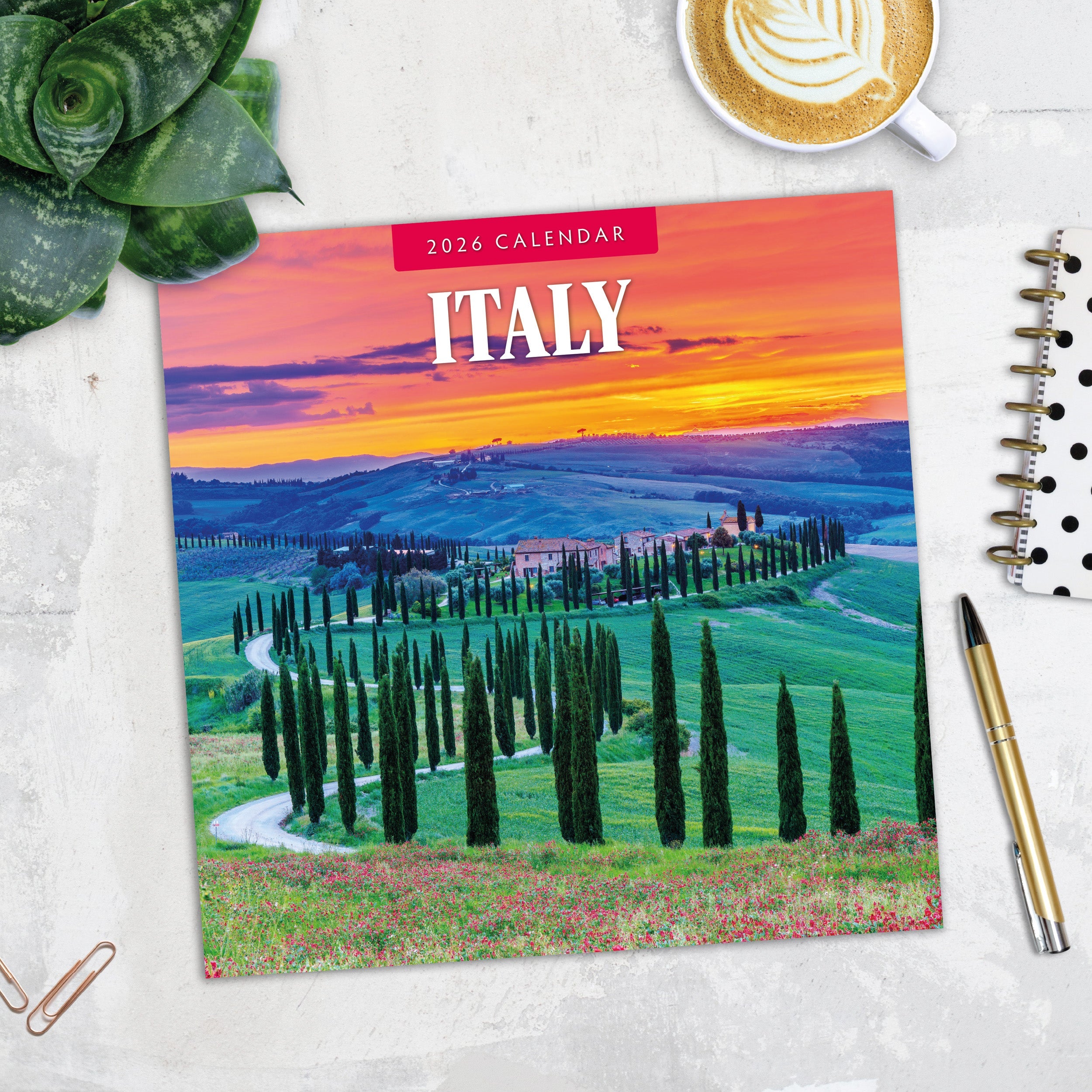2026 Italy - Square Wall Calendar