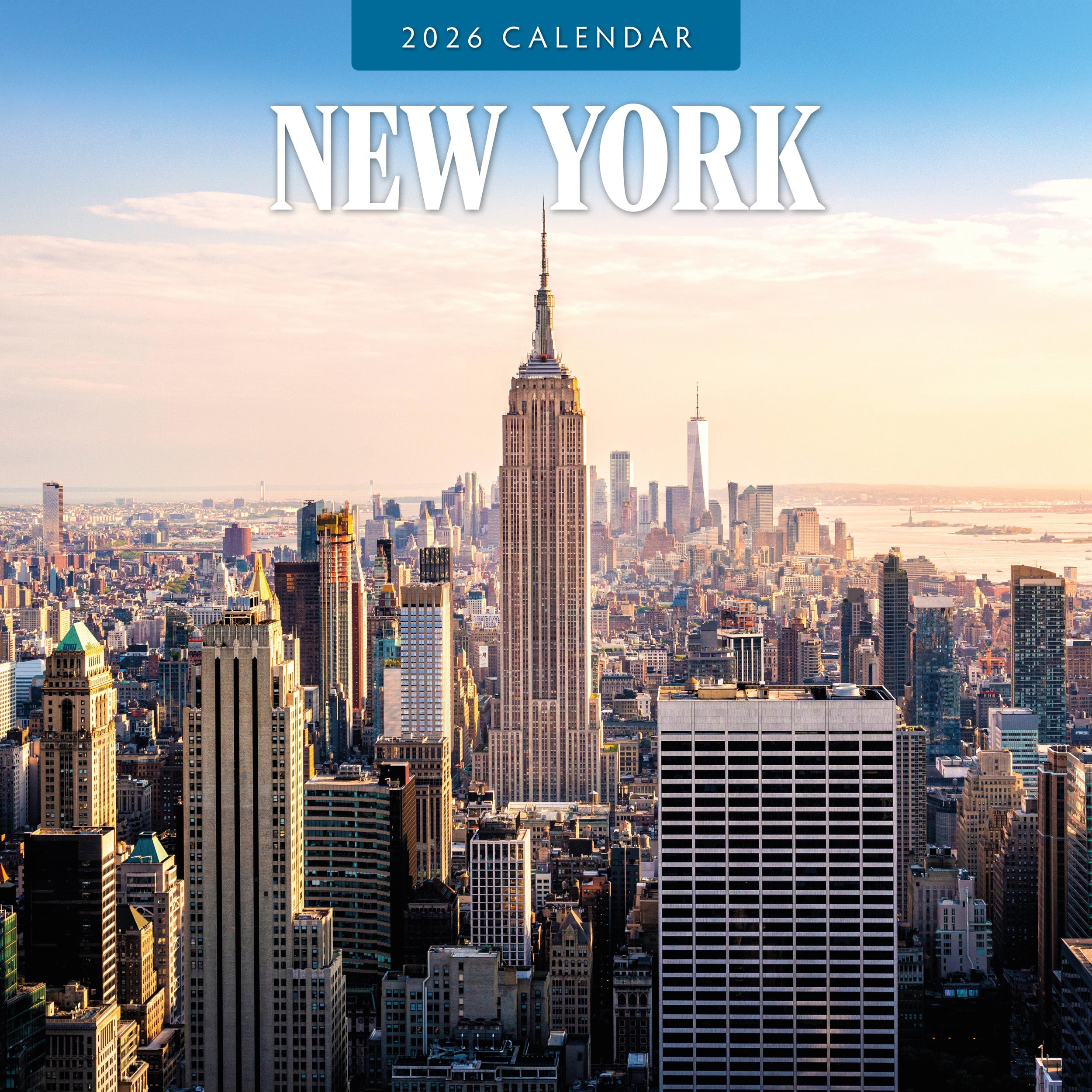 2026 New York - Square Wall Calendar