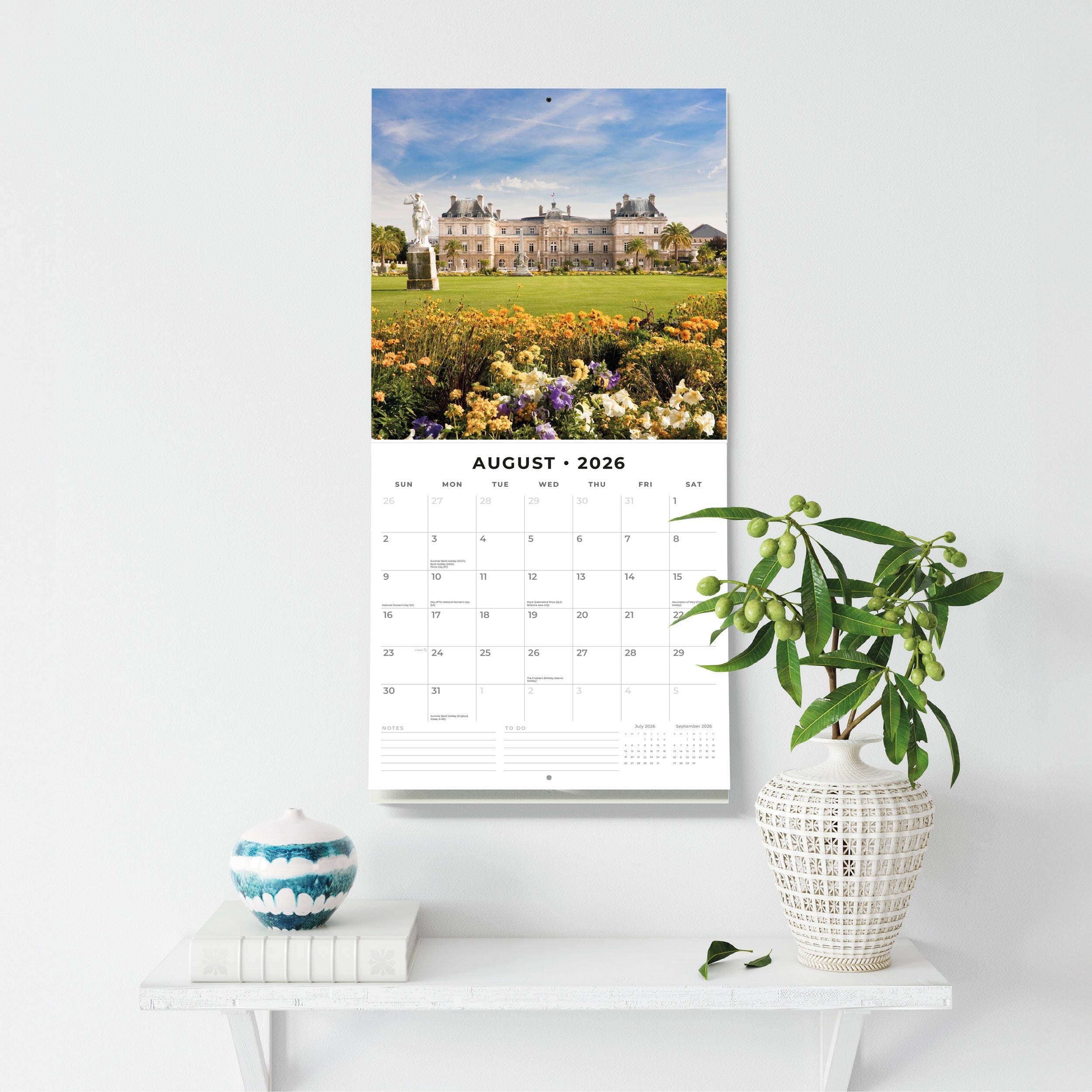 2026 Paris - Square Wall Calendar