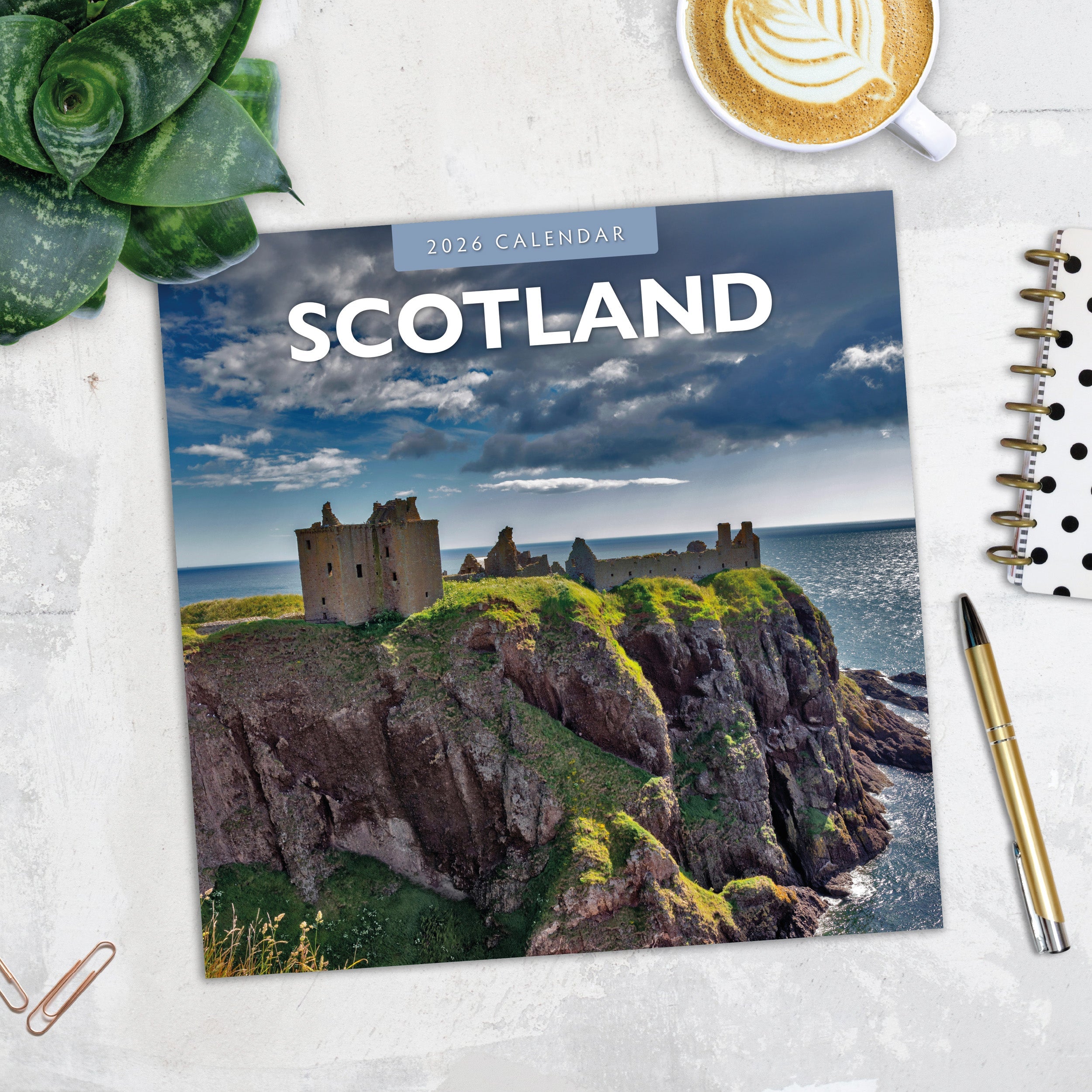 2026 Scotland - Square Wall Calendar