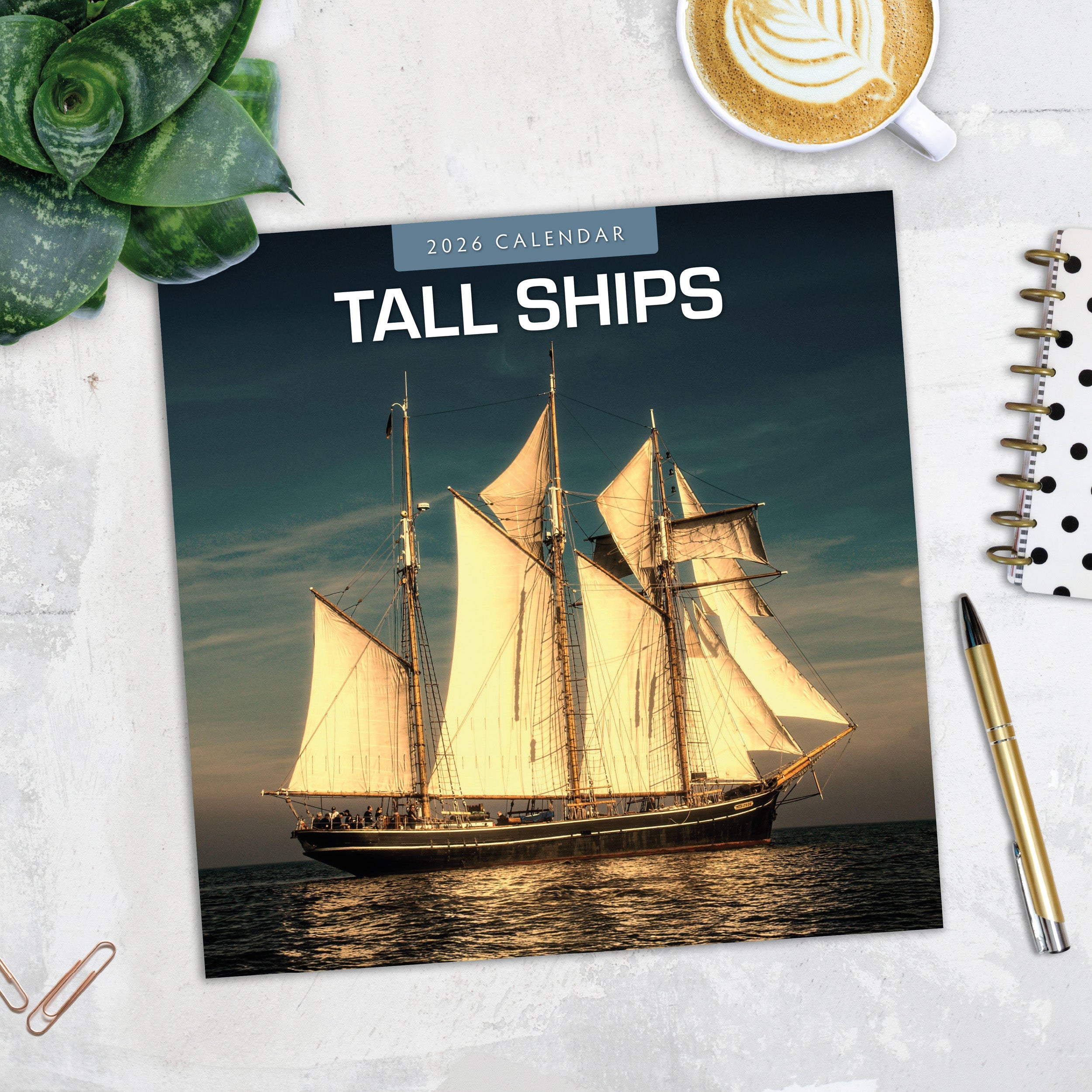 2026 Tall Ships - Square Wall Calendar