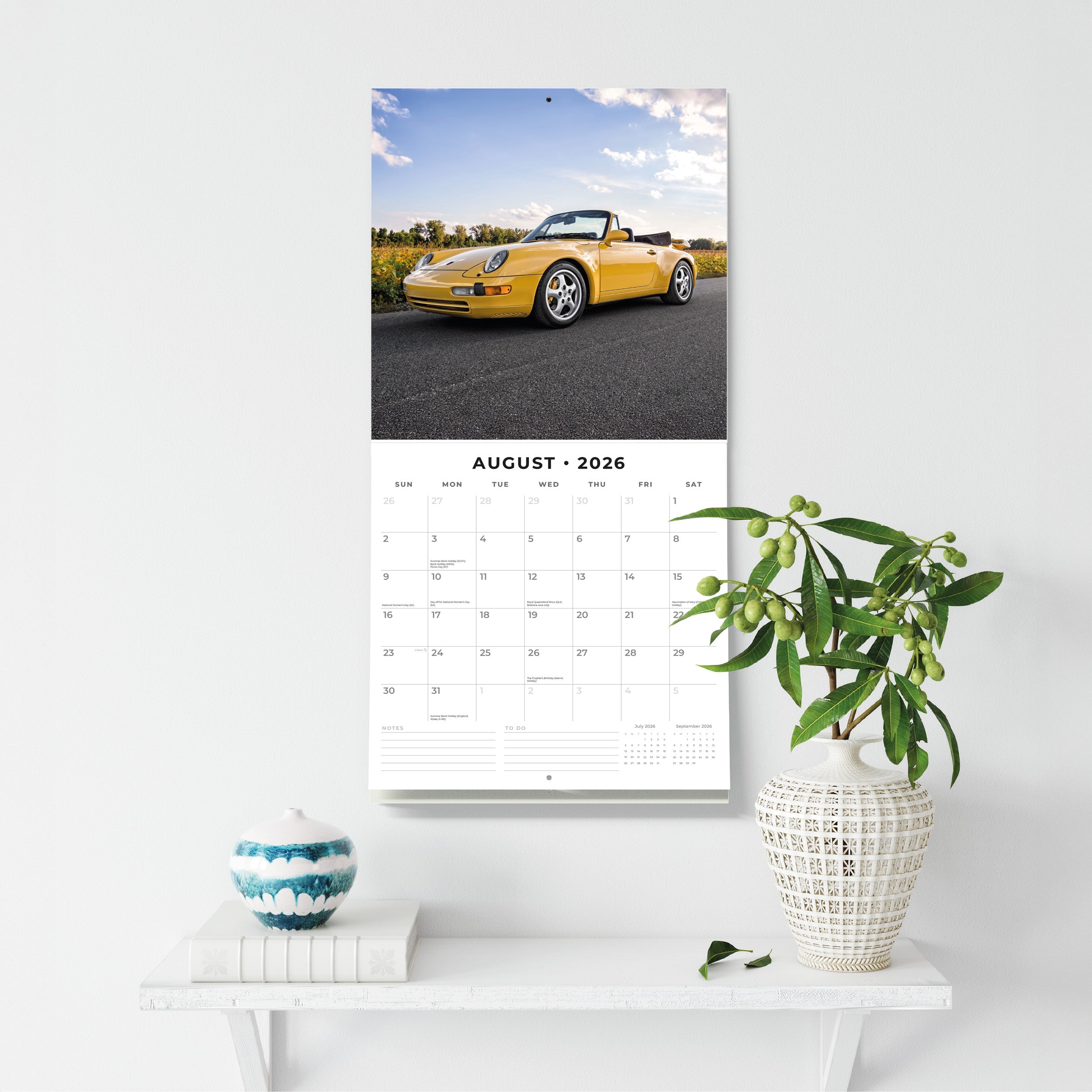 2026 Porsche - Square Wall Calendar