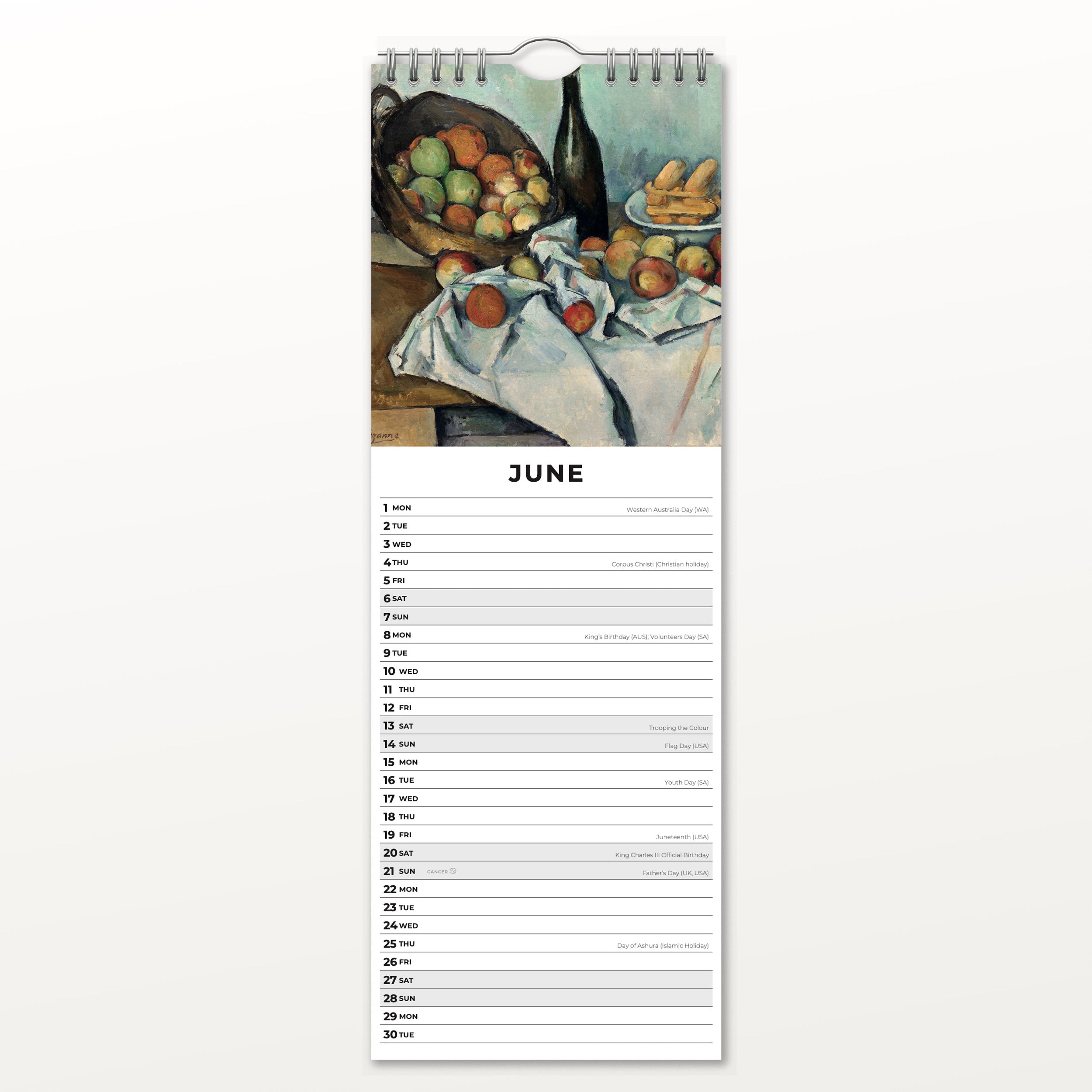2026 Cezanne - Slim Wall Calendar