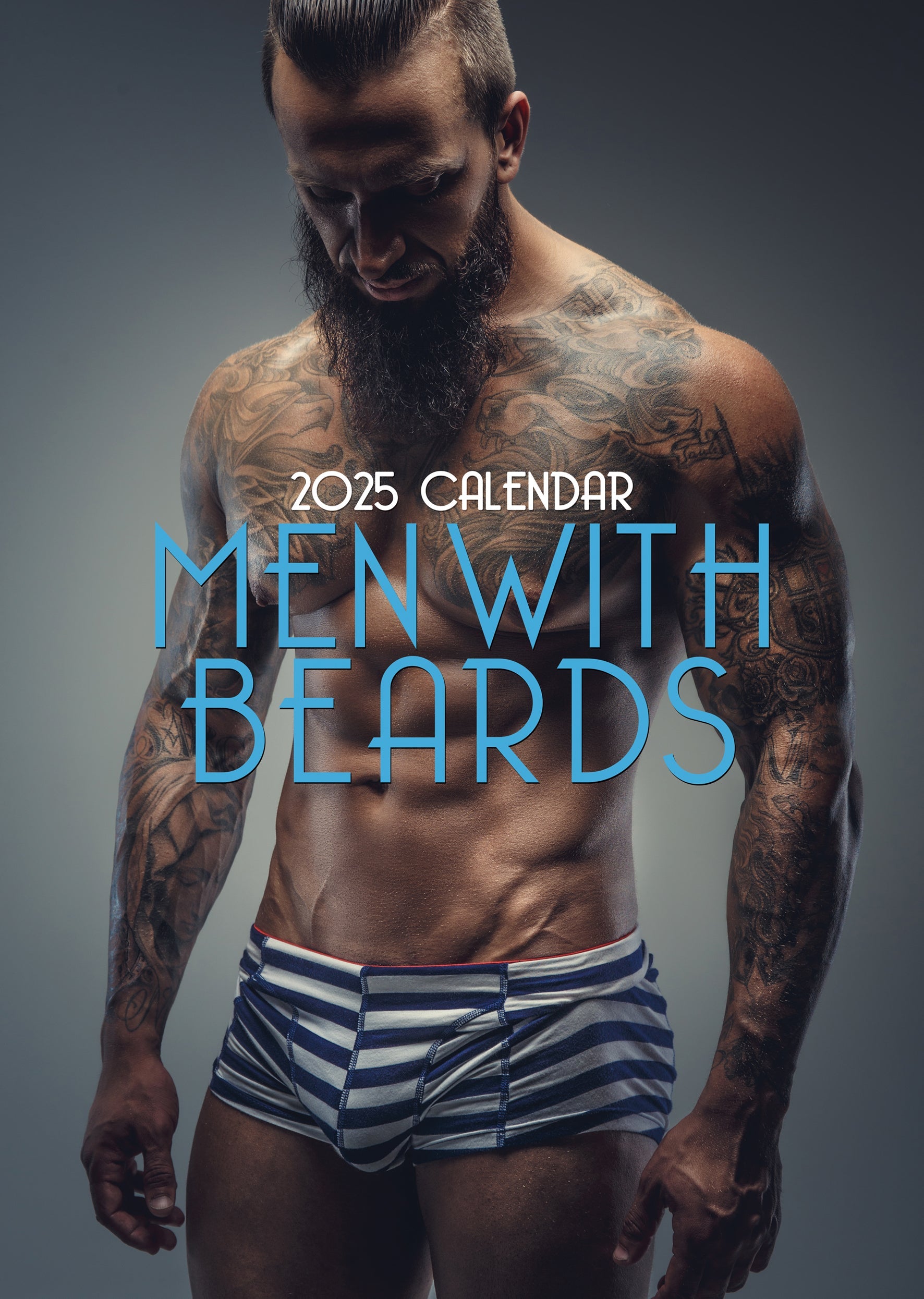 2025 Men With Beards - A3 Wall Calendar