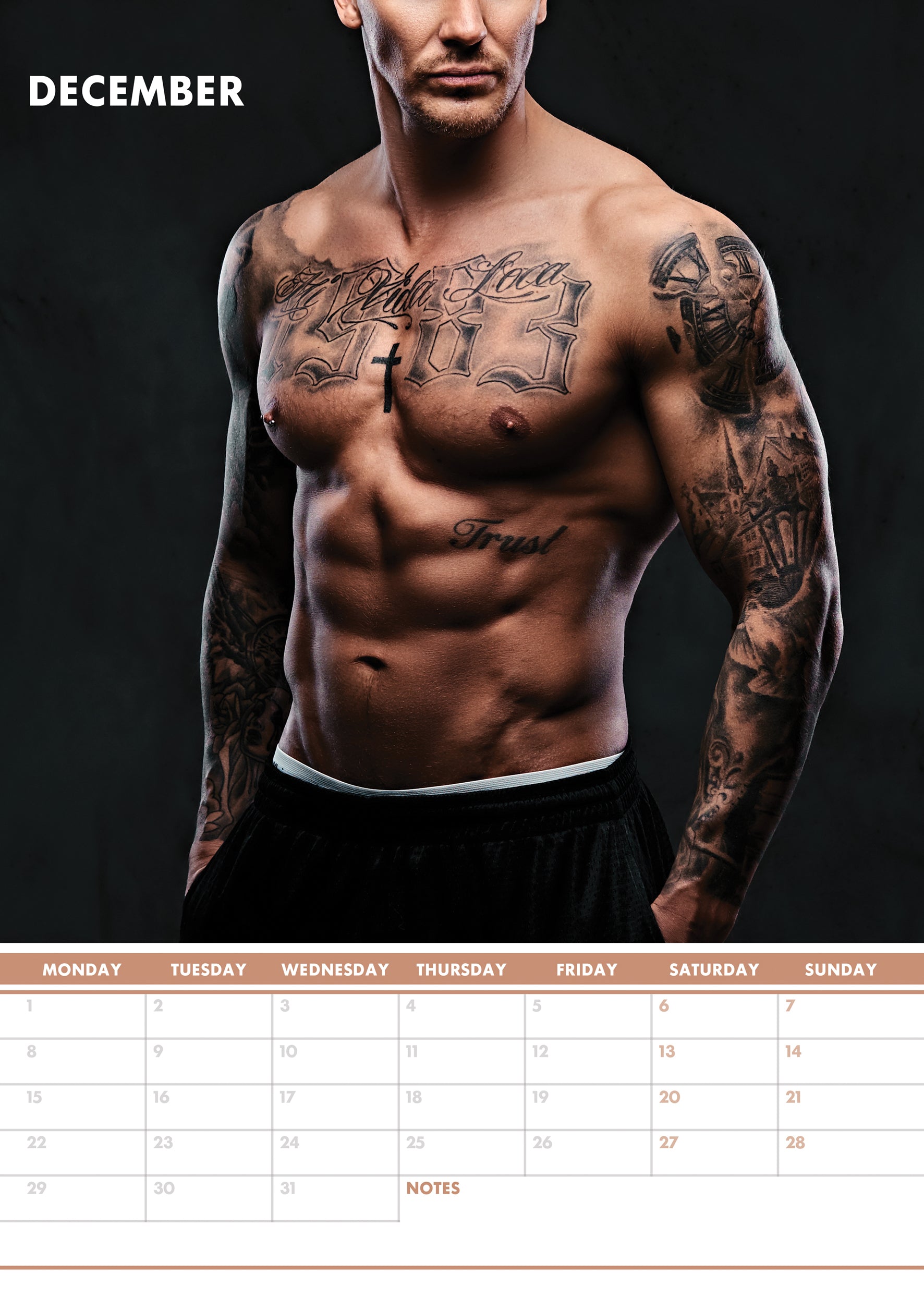 2025 Tats - A3 Wall Calendar