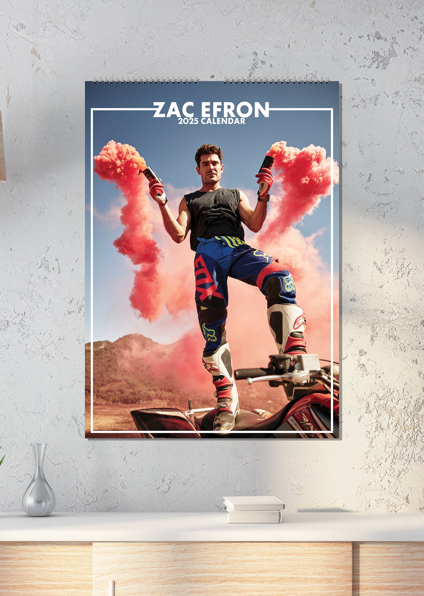 2025 Zac Efron - A3 Wall Calendar