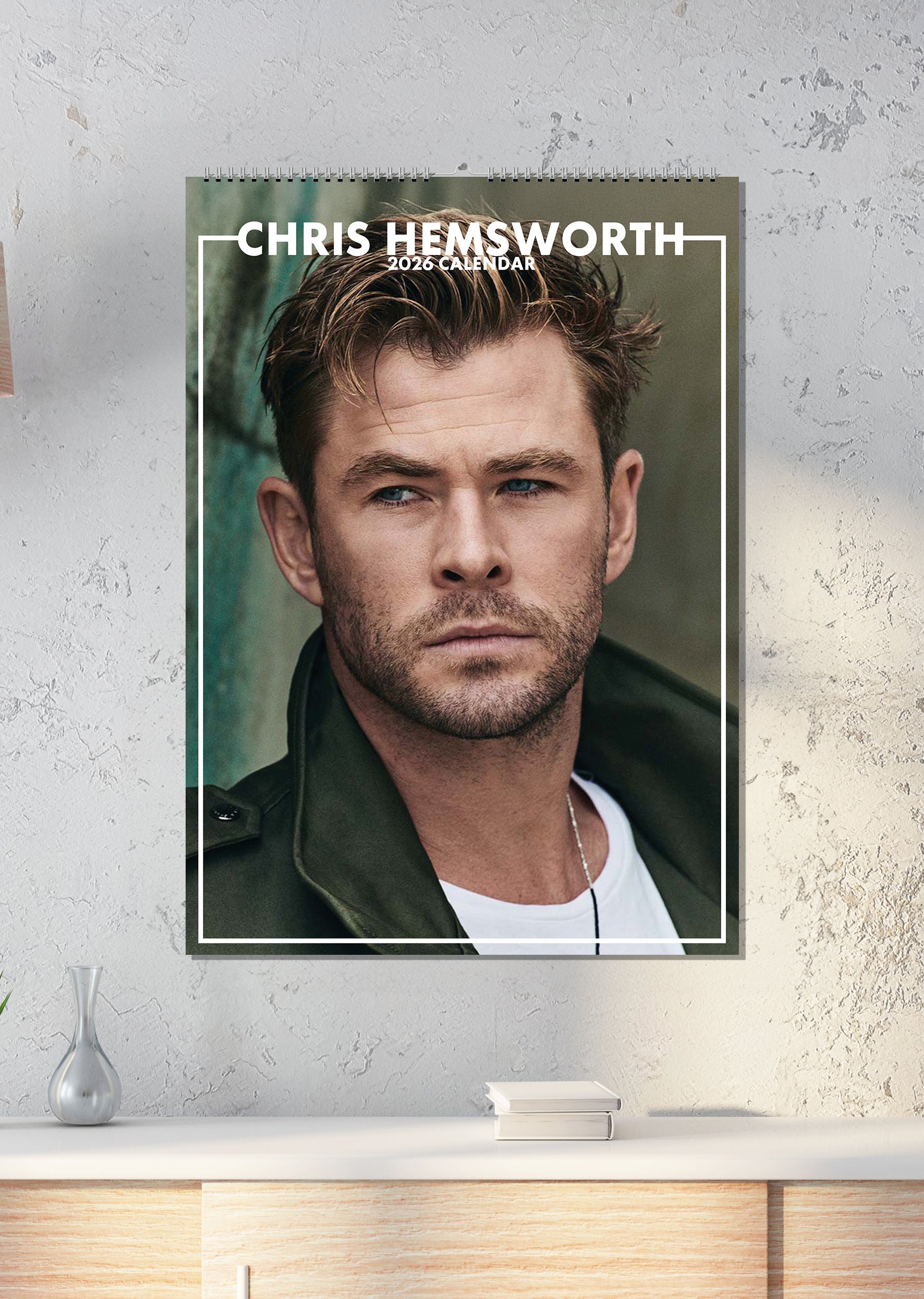 2026 Chris Hemsworth - A3 Wall Calendar