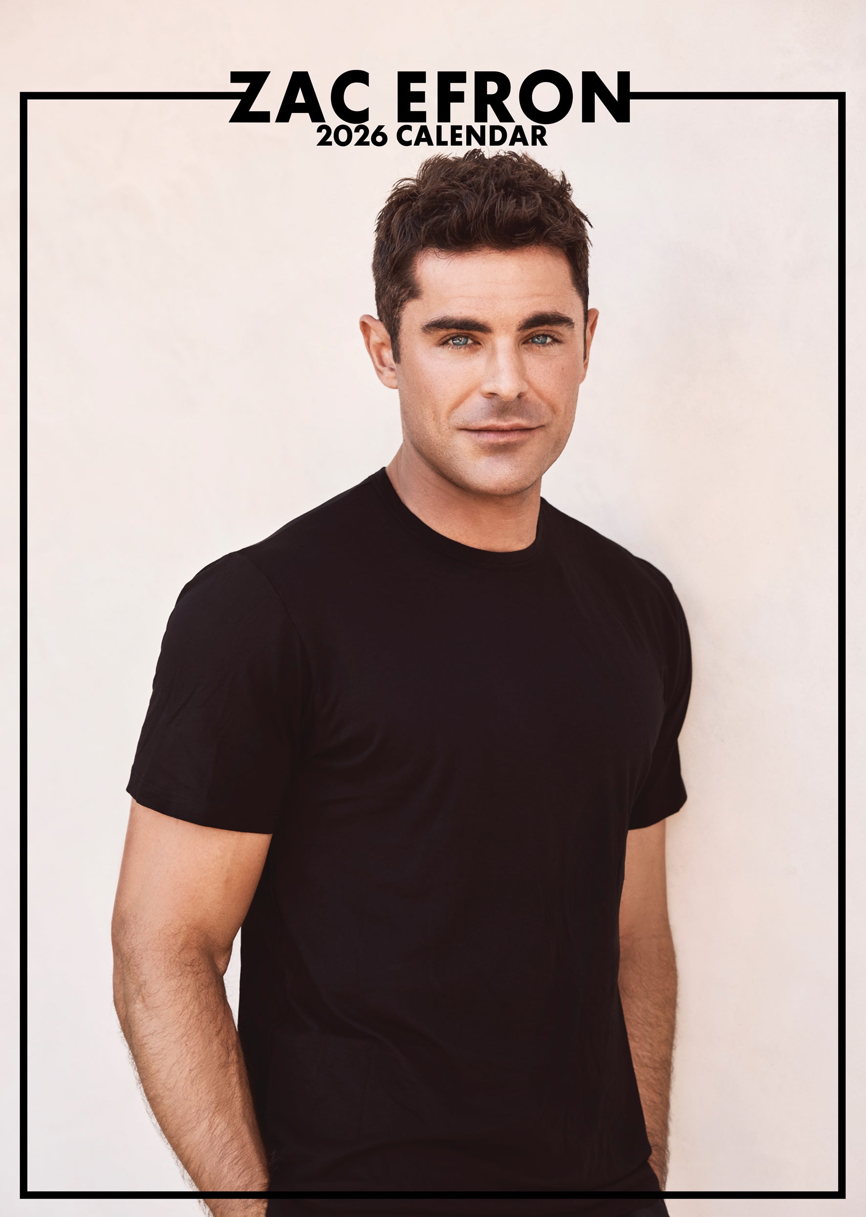 2026 Zac Efron - A3 Wall Calendar