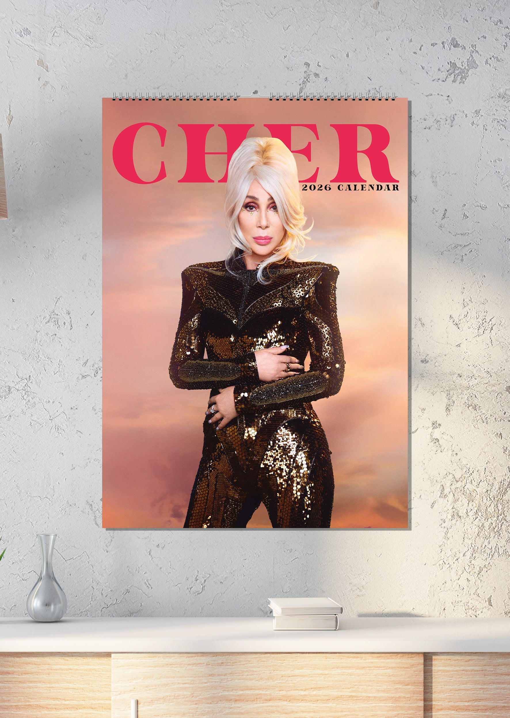 2026 Cher - A3 Wall Calendar