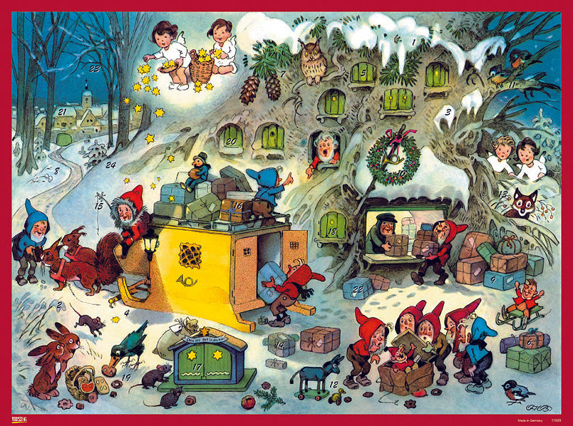 Gnomes P.O. - Poster Advent Calendar