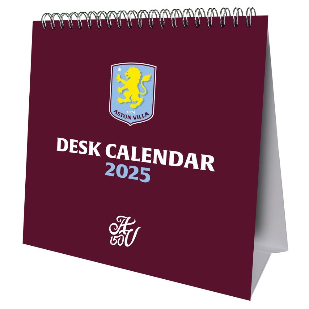 2025 Aston Villa Fc - Desk Easel Calendar