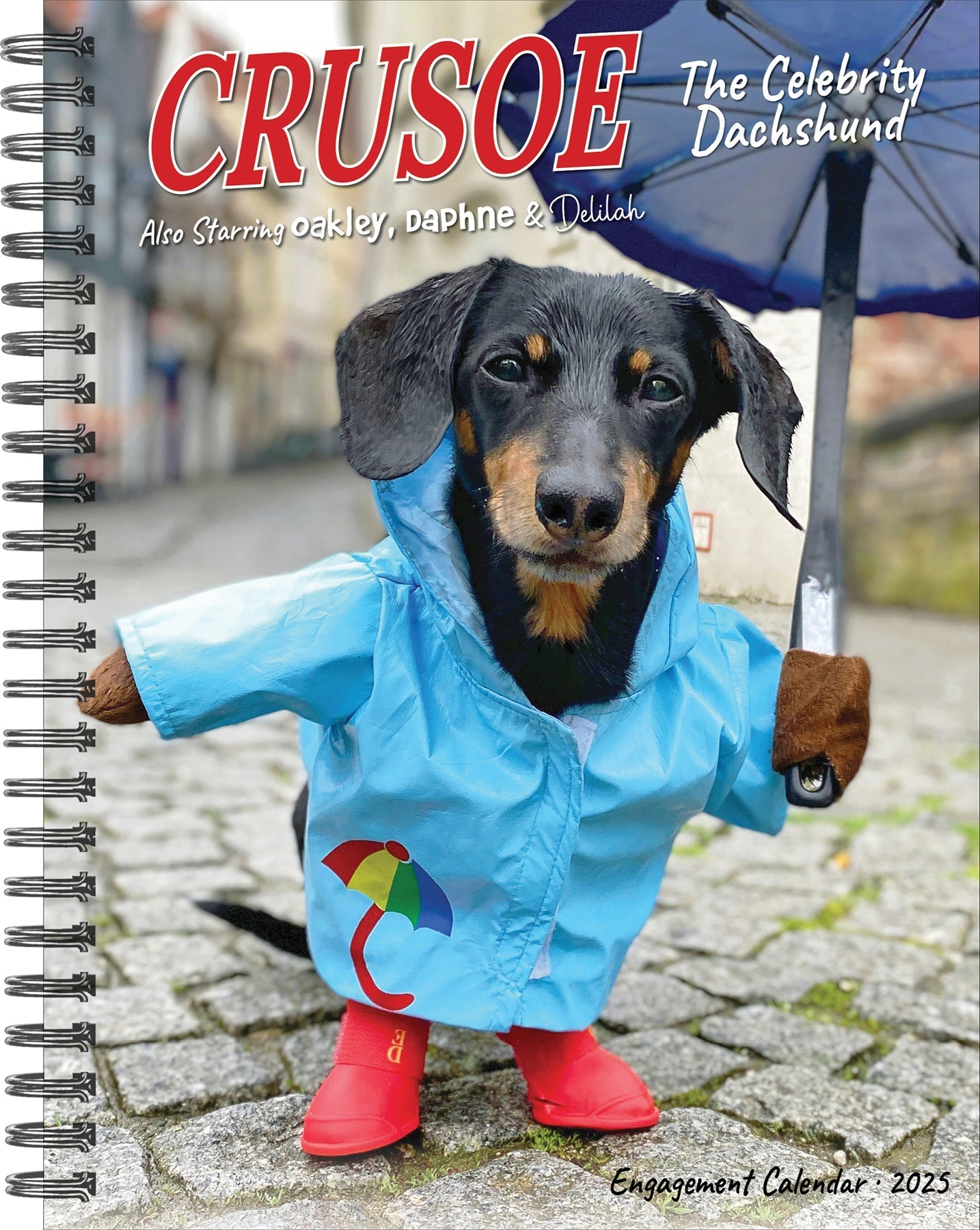 2025 Crusoe the Celebrity Dachshund - Weekly Diary/Planner (US Only)