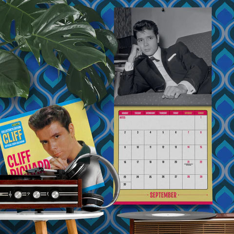 2024 Cliff Richard Collector's Edition Record Sleeve - Square Wall Calendar