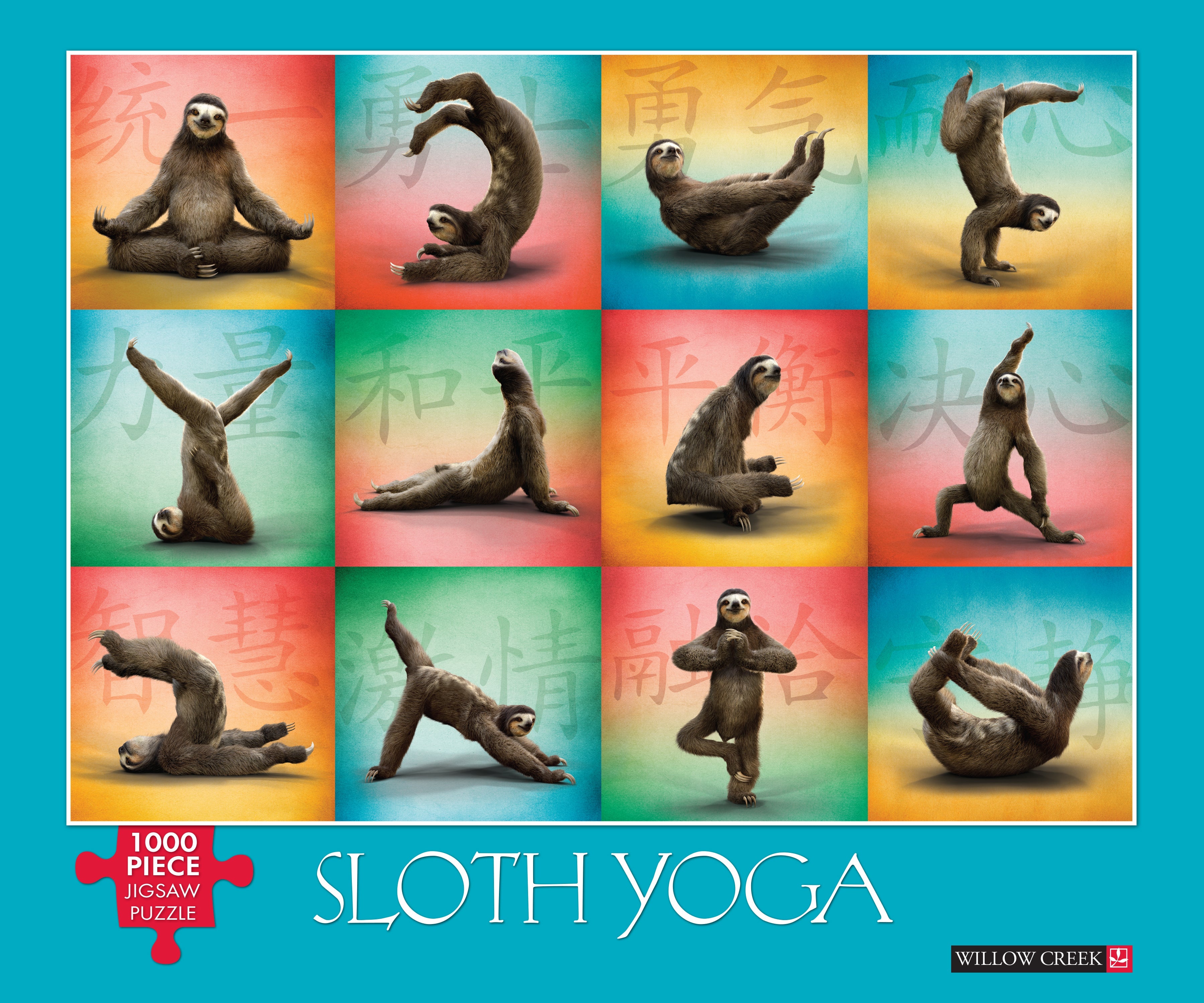 Sloth Yoga 1000 Piece - Jigsaw Puzzle