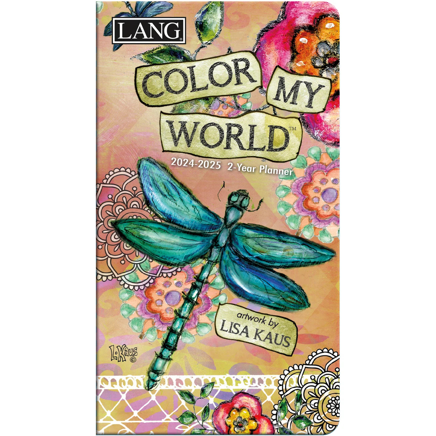 2024-2025 LANG Color My World - 2 Year Pocket Diary/Planner